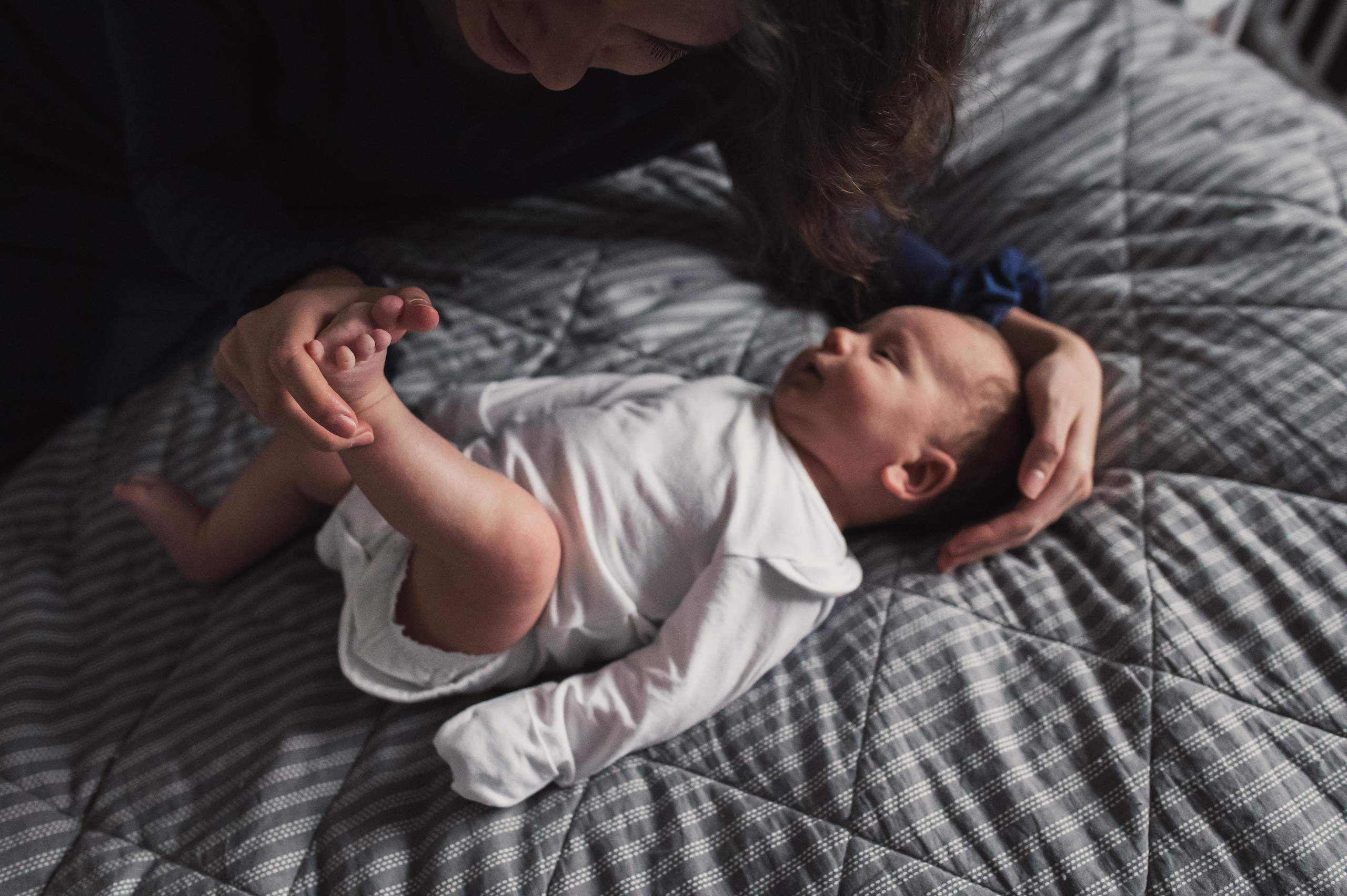 Домашние фото с месячным малышом и двухлеткой. Семейный фотограф. Lifestyle. Москва. Анастасия Михайлова