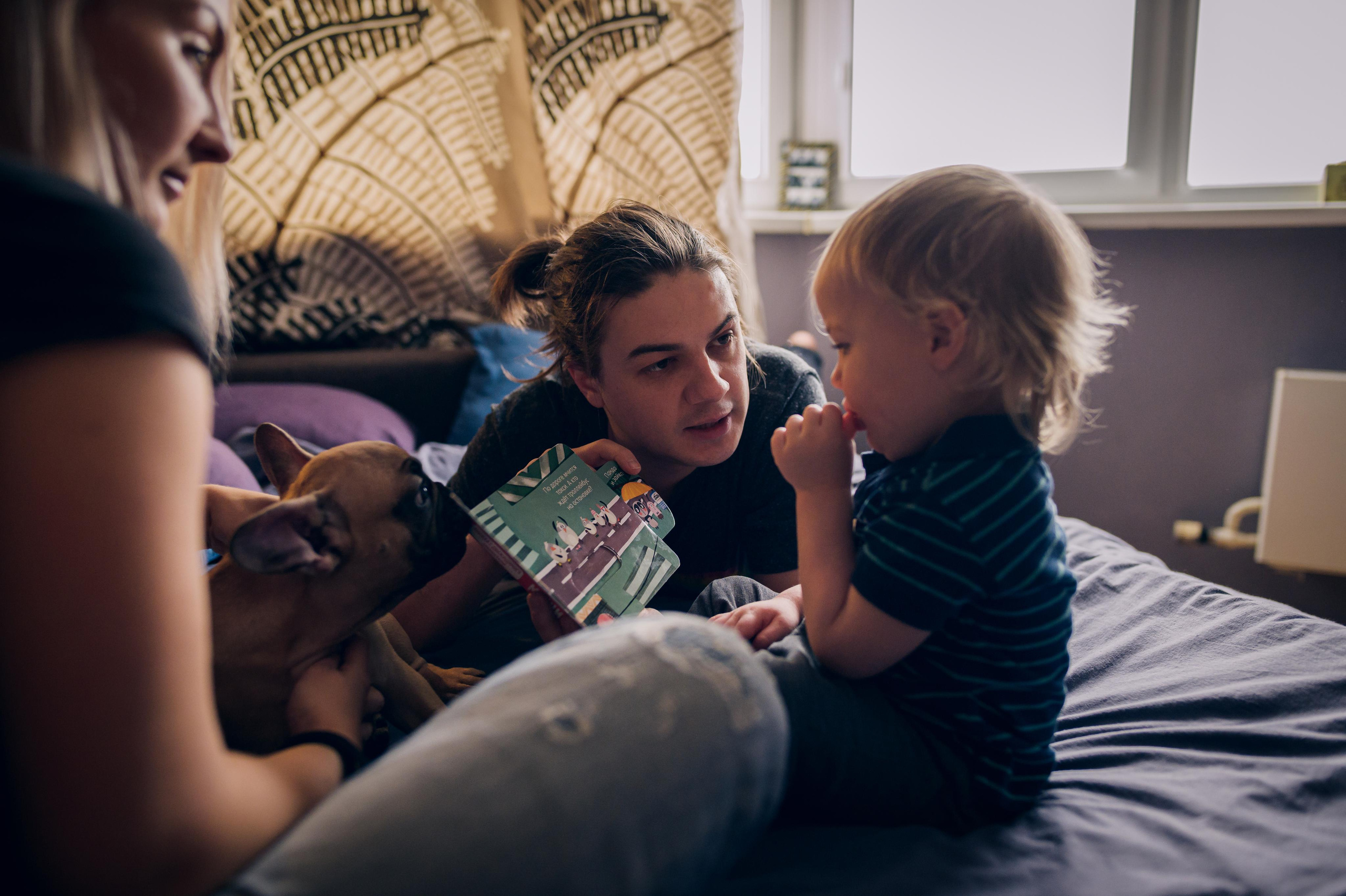 Домашняя фотосессия с характером. Семейный фотограф. Lifestyle. Москва. Анастасия Михайлова