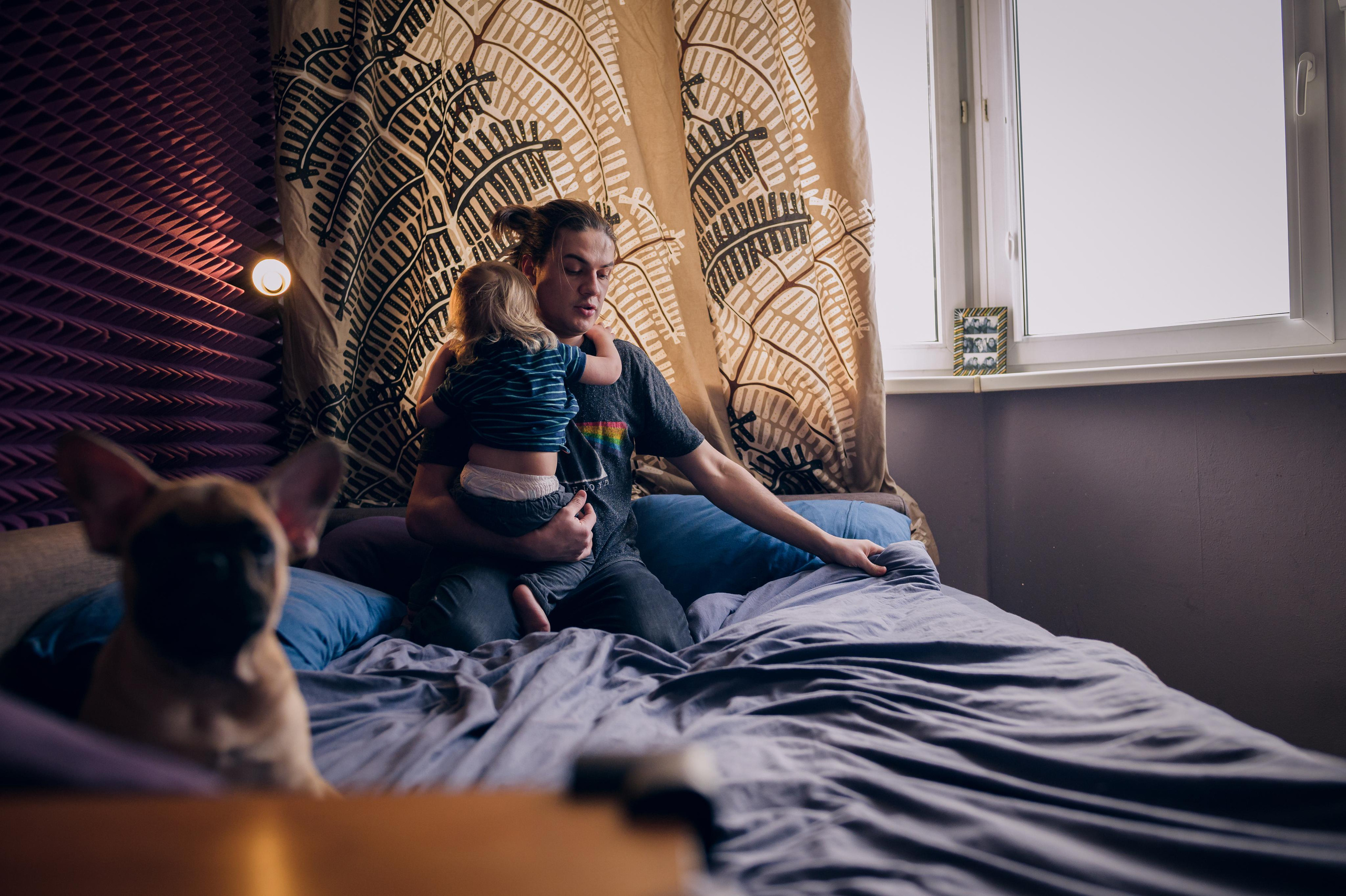 Домашняя фотосессия с характером. Семейный фотограф. Lifestyle. Москва. Анастасия Михайлова