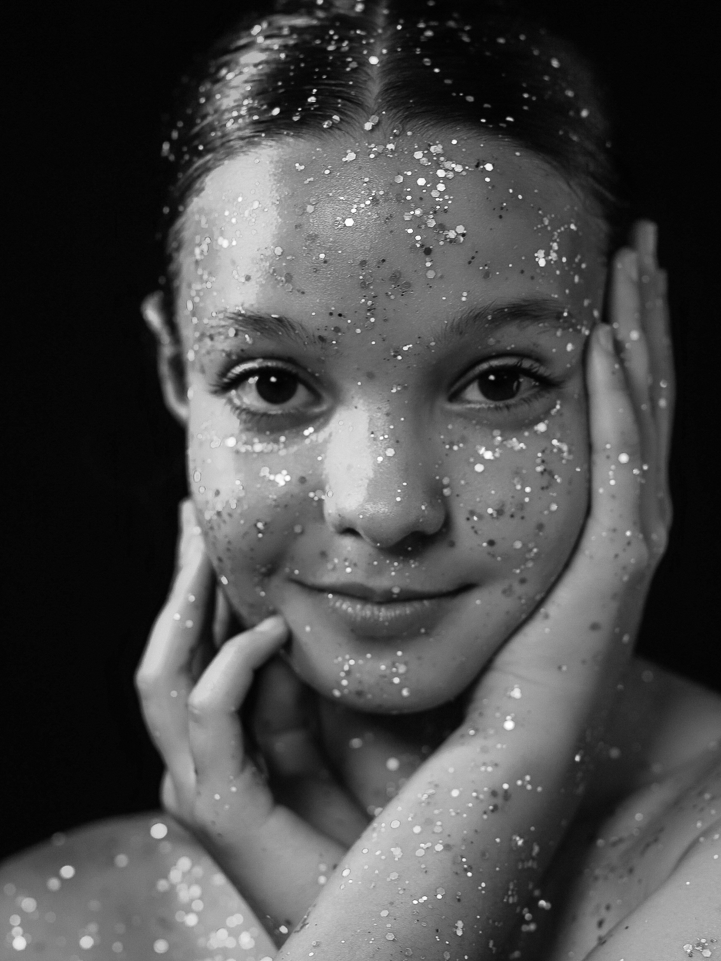 Портреты с глитер. Фотограф Юлия Мальцева