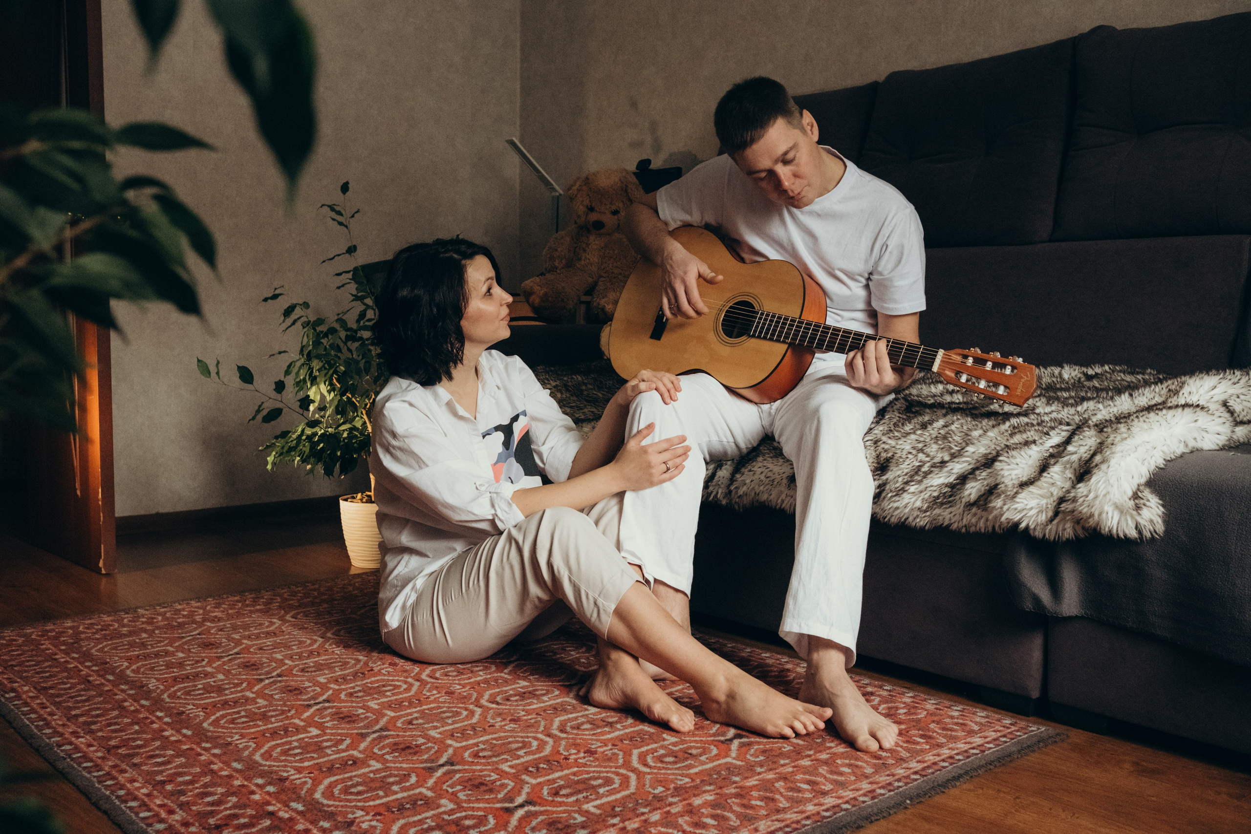 Илья и Мария домашняя. Фотограф Евгения Войко Тюмень