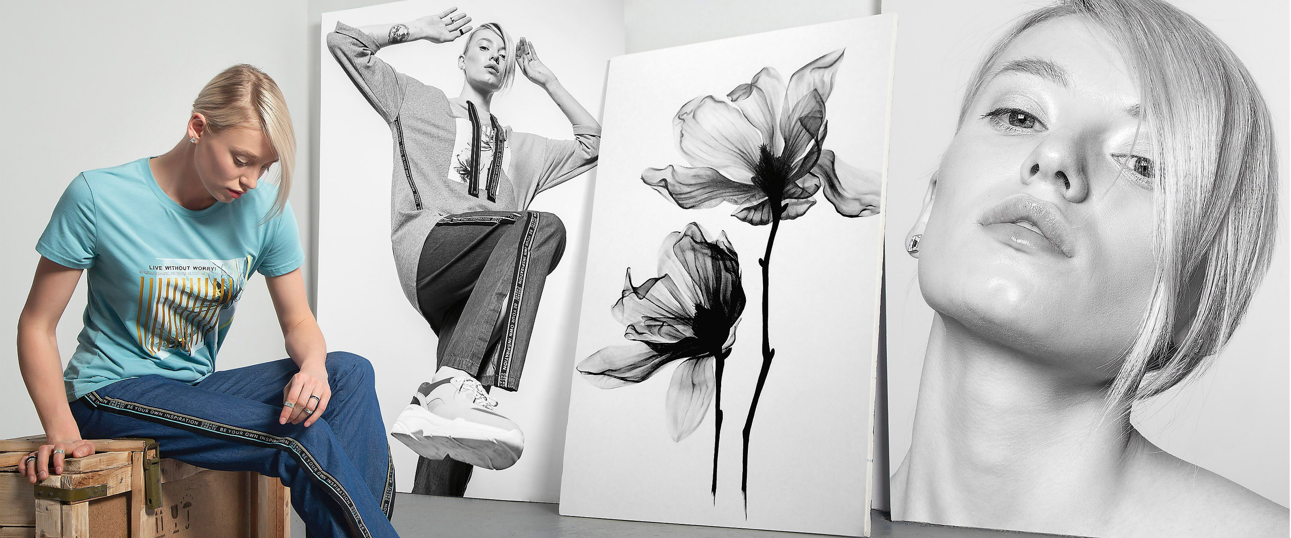 Имиджевая фэшн съемка одежды: кампейн, лукбук, эдиториал, Новосибирск. Съемка фото и видео для маркетплейсов Вайлдберриз, Озон в Новосибирске