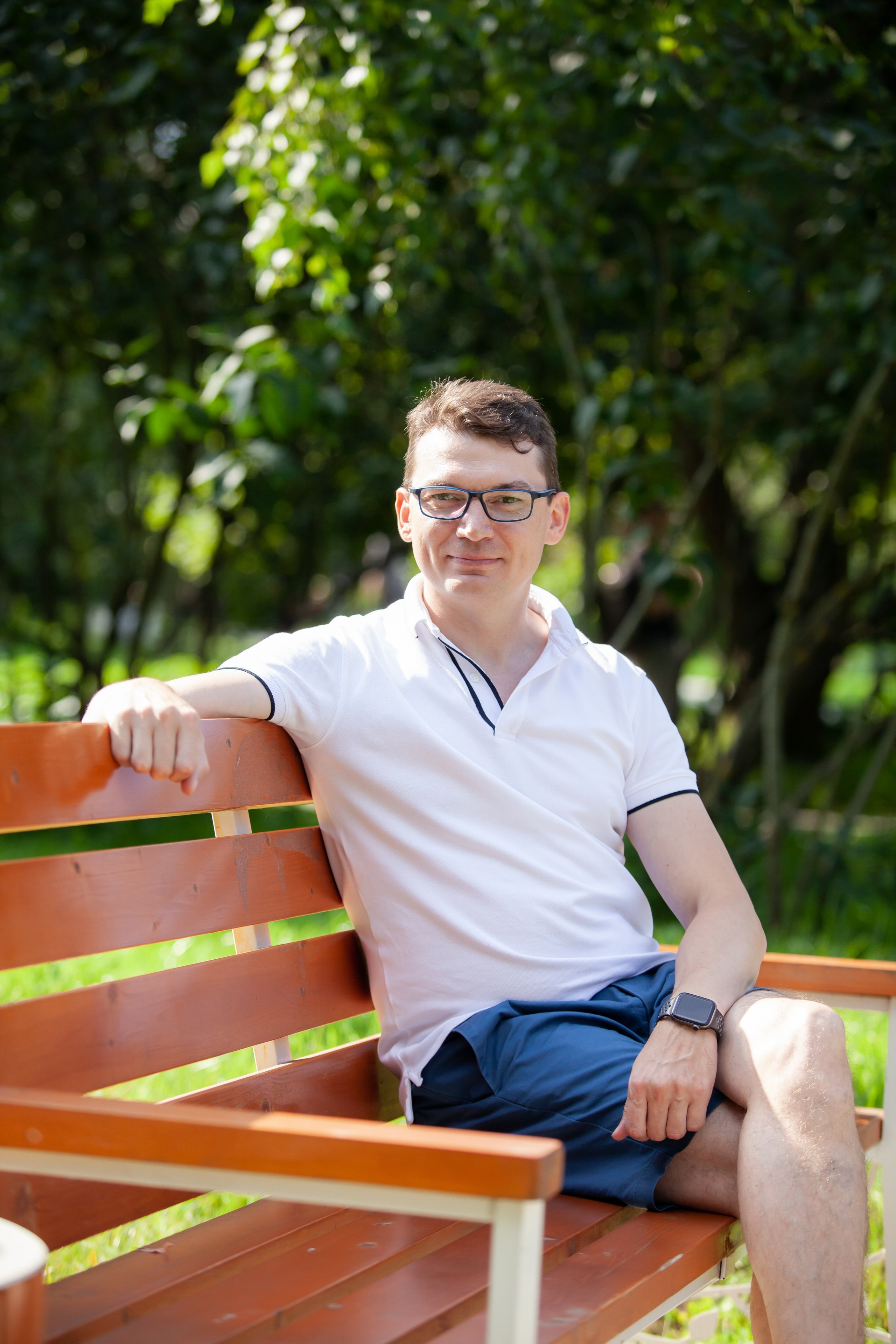 Семейная фотосессия в парке. Фотографы в Москве Светлана Устинова и Сергей Грачев