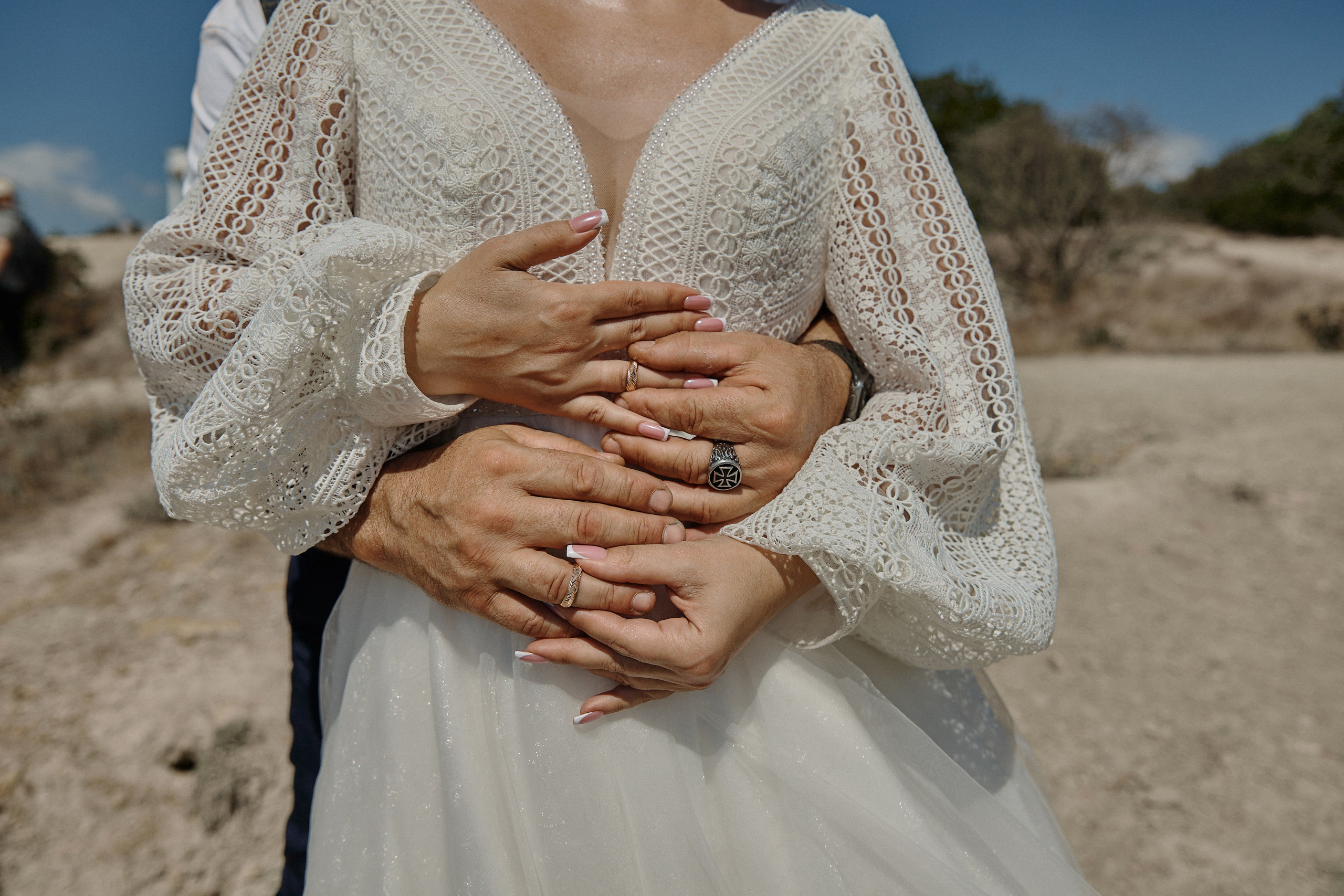 Байкерская свадебная фотосессия