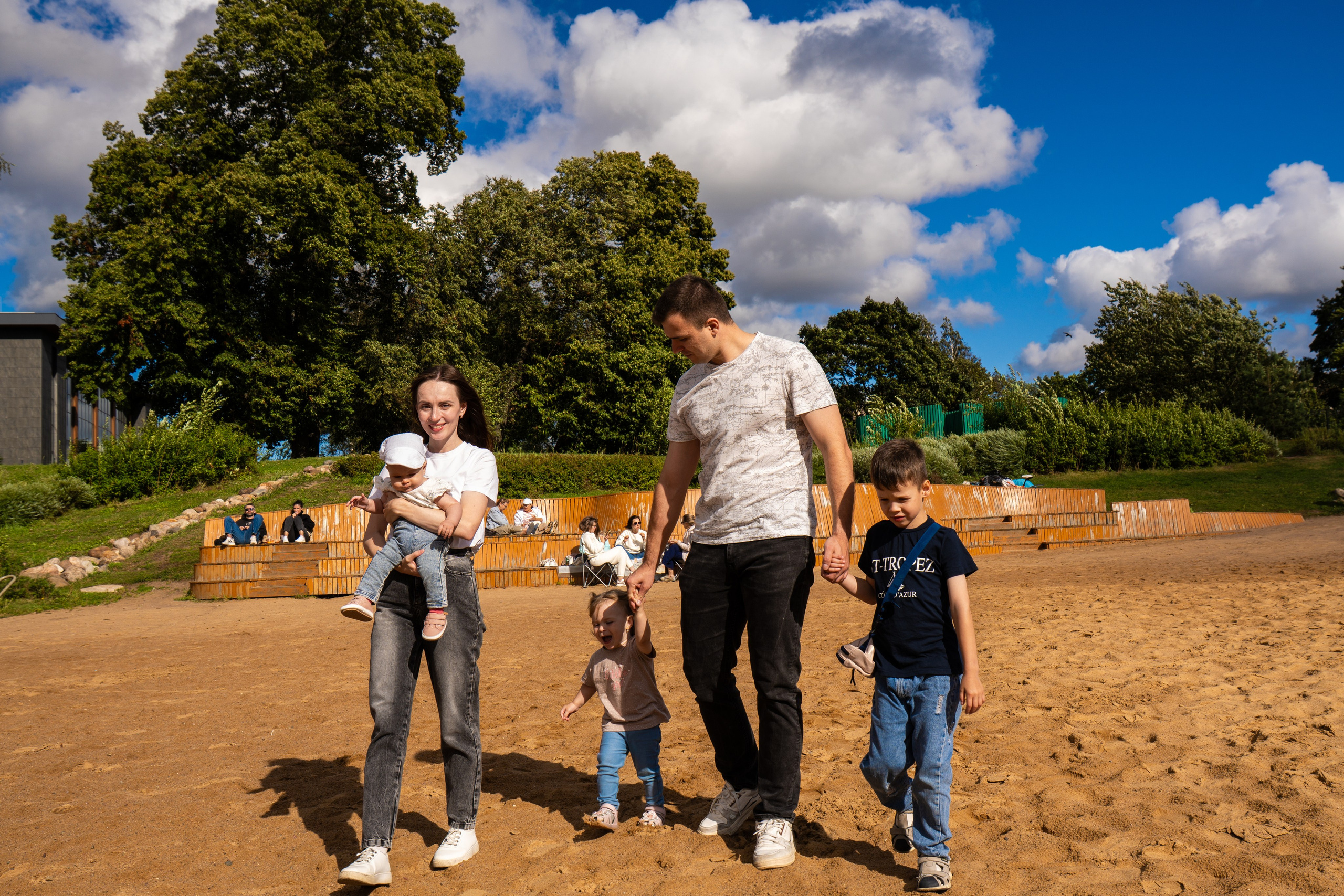 Семейная фотосессия на пляже. Услуги фотографа | Санкт-Петербург