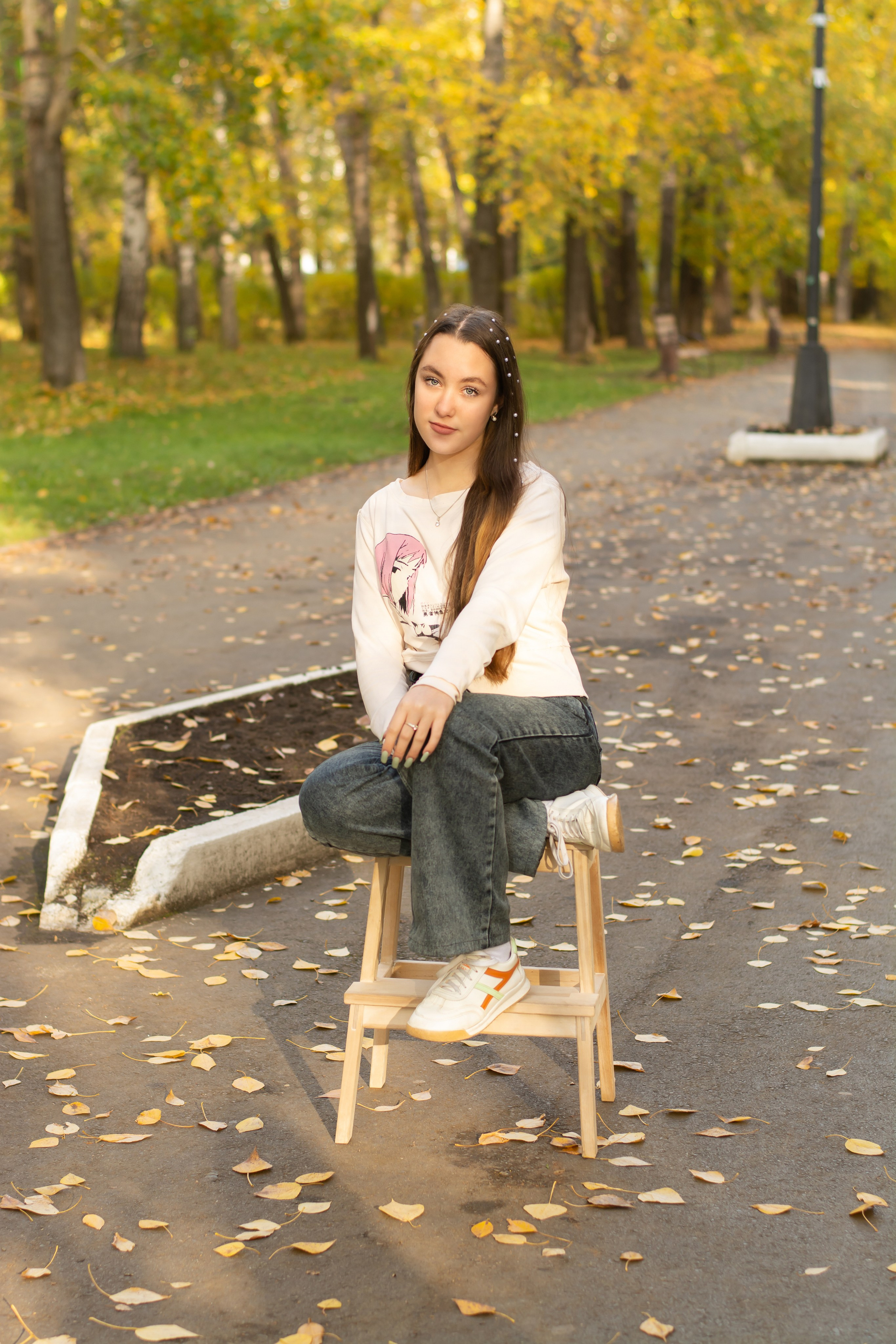 Школьная фотосессия осенью. Выпускные альбомы Юрга — Фотограф Светлана Тихонова