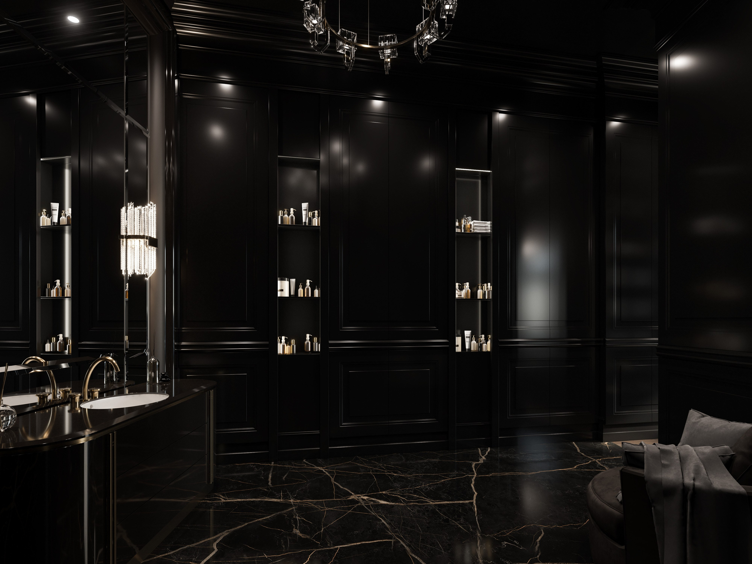 Классика и Современность: 3D Визуализации Особняка с Высокими Потолками. Визуализатор интерьера в Москве | Брагин Кирилл