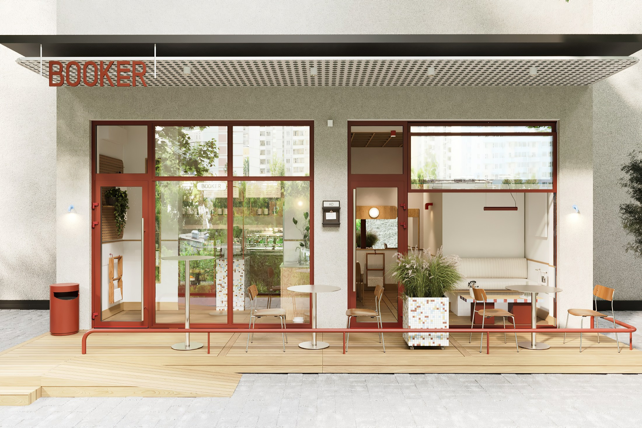 Кофейня Booker. Дизайнер интерьеров
