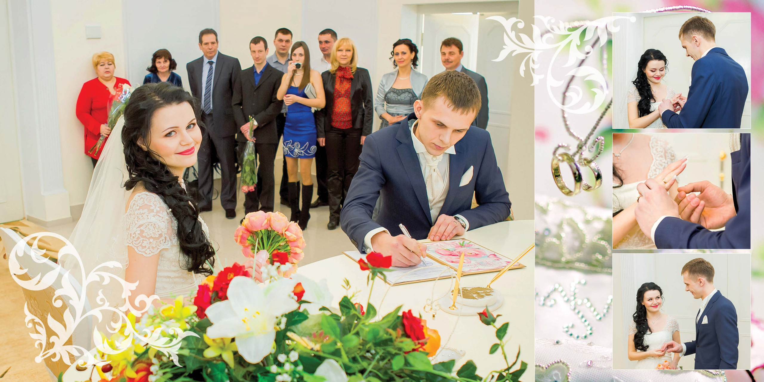 Свадебный альбом Роман и Ксения. Skazka.wfolio.pro