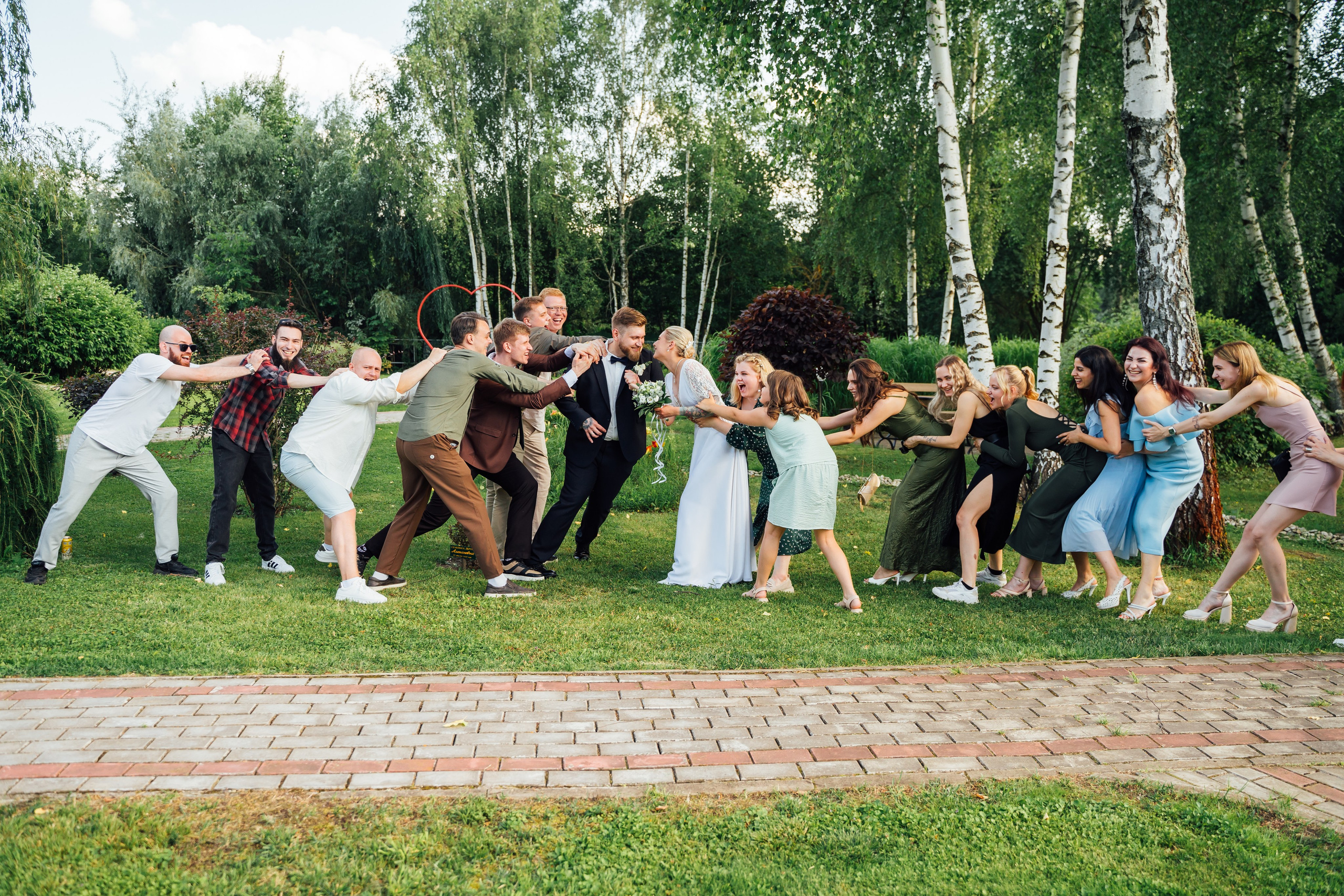 Дмитрий и Елизавета — свадебный день 25.07.2025. Свадебный фотограф в Коломне, Воскресенске, Егорьевске Владимир Петров
