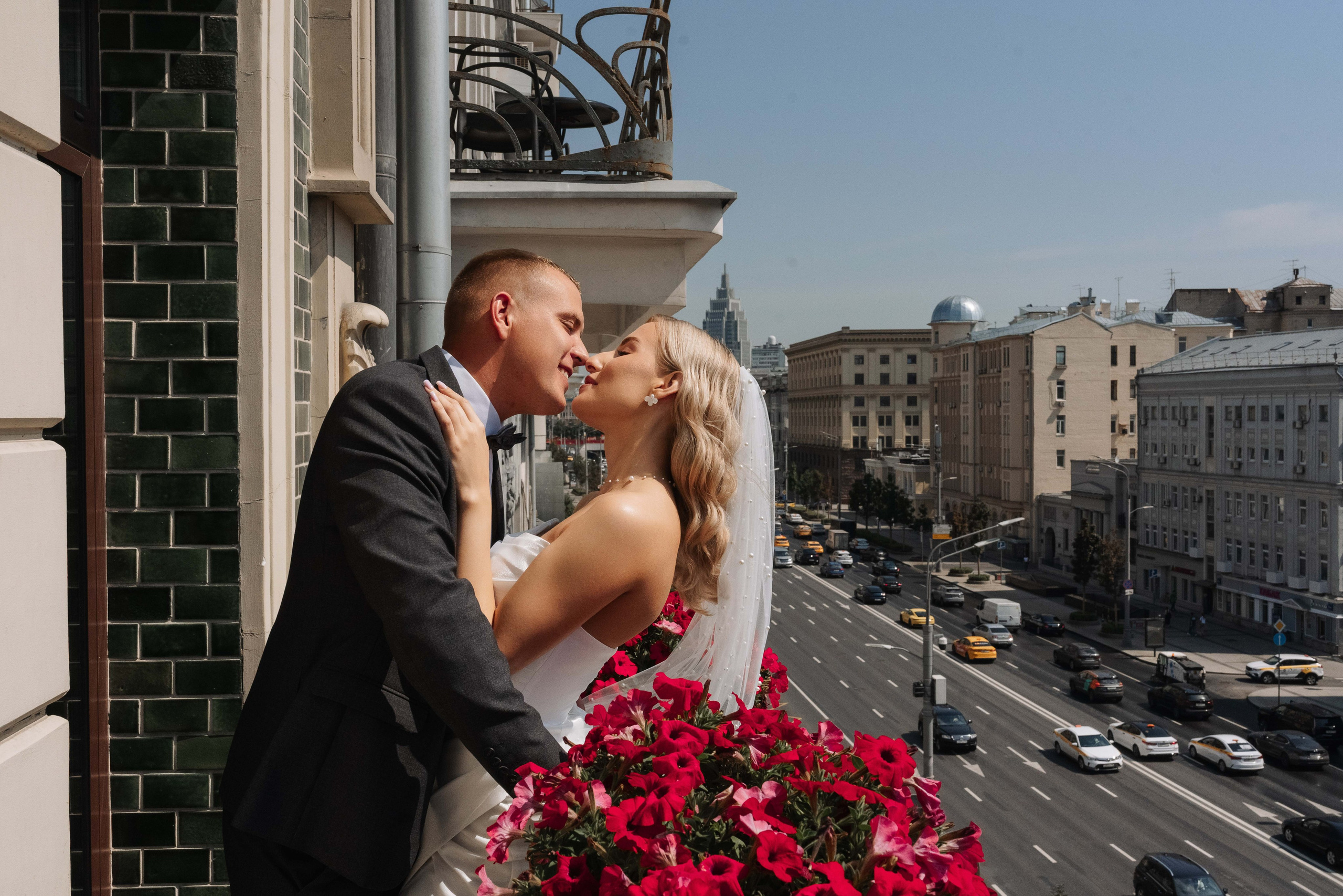 Свадебная фотосессия в Москве, регистрация в Кутузовском ЗАГСе Москва. Свадебный фотограф в Москве Анна Полушина