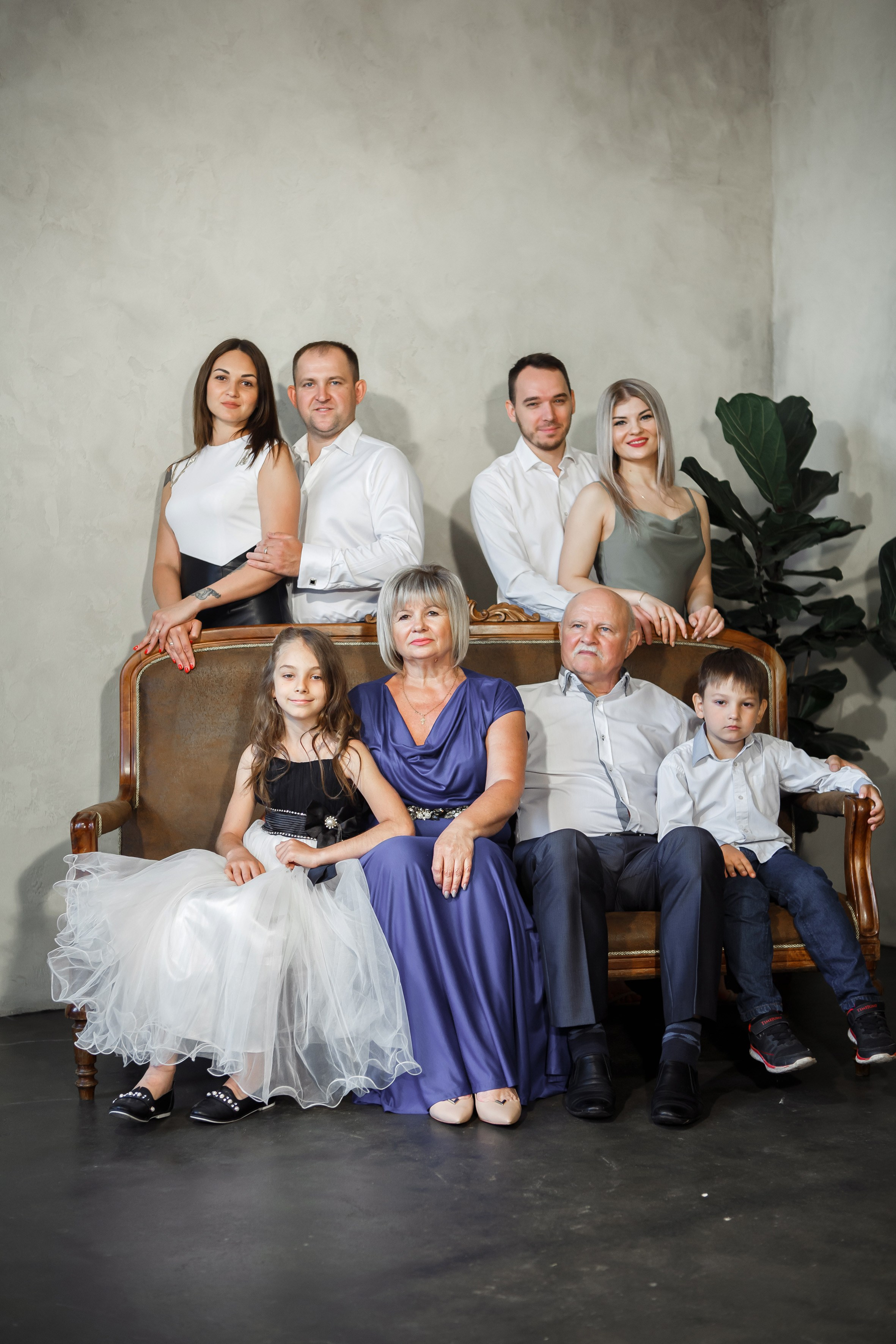 Очень большая семья, личные и парные портреты. Свадебный и портретный Фотограф в Липецке Дмитрий Котюков