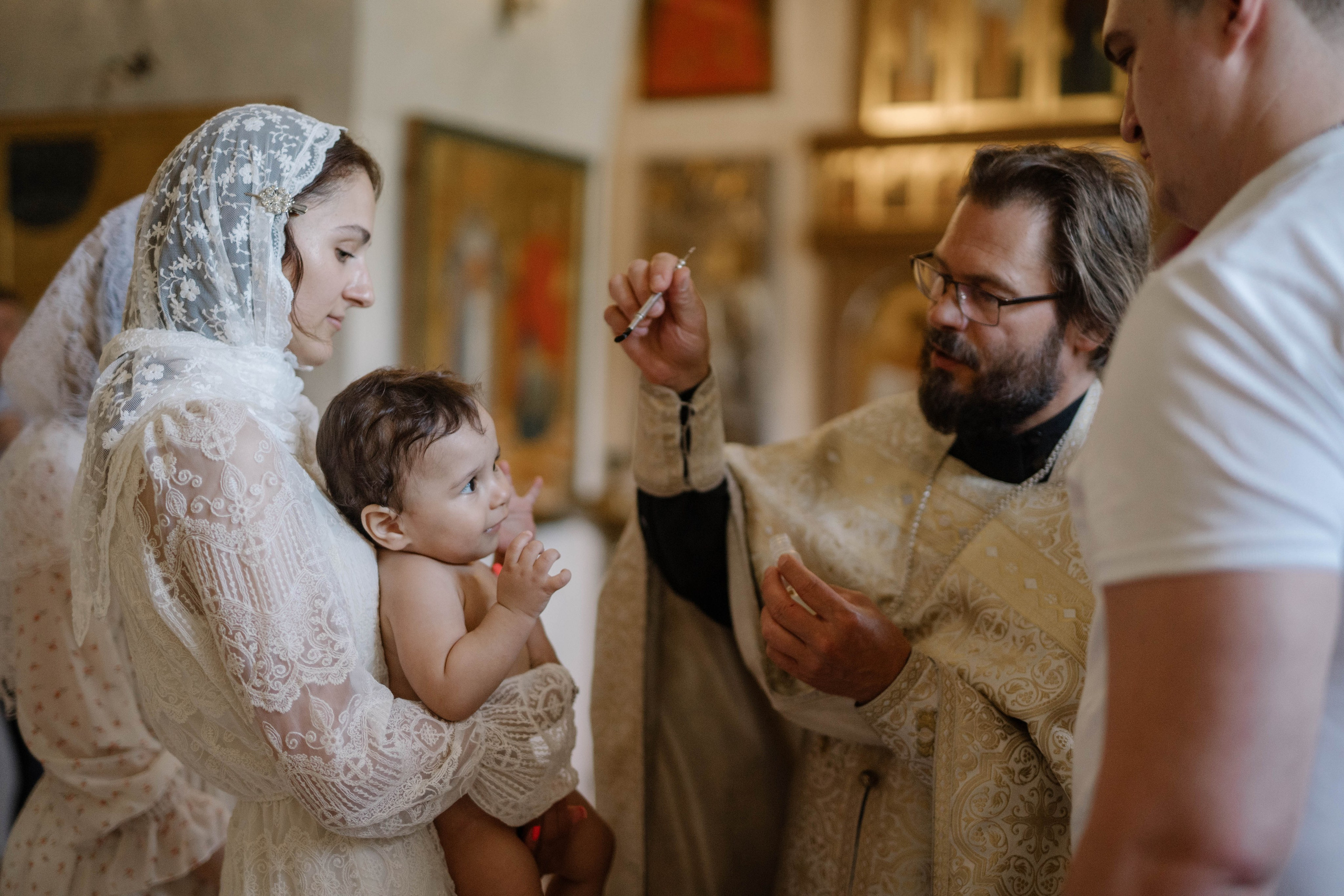 Крещение Мирона. Свадебный и семейный фотограф в Калуге Анна Киреева