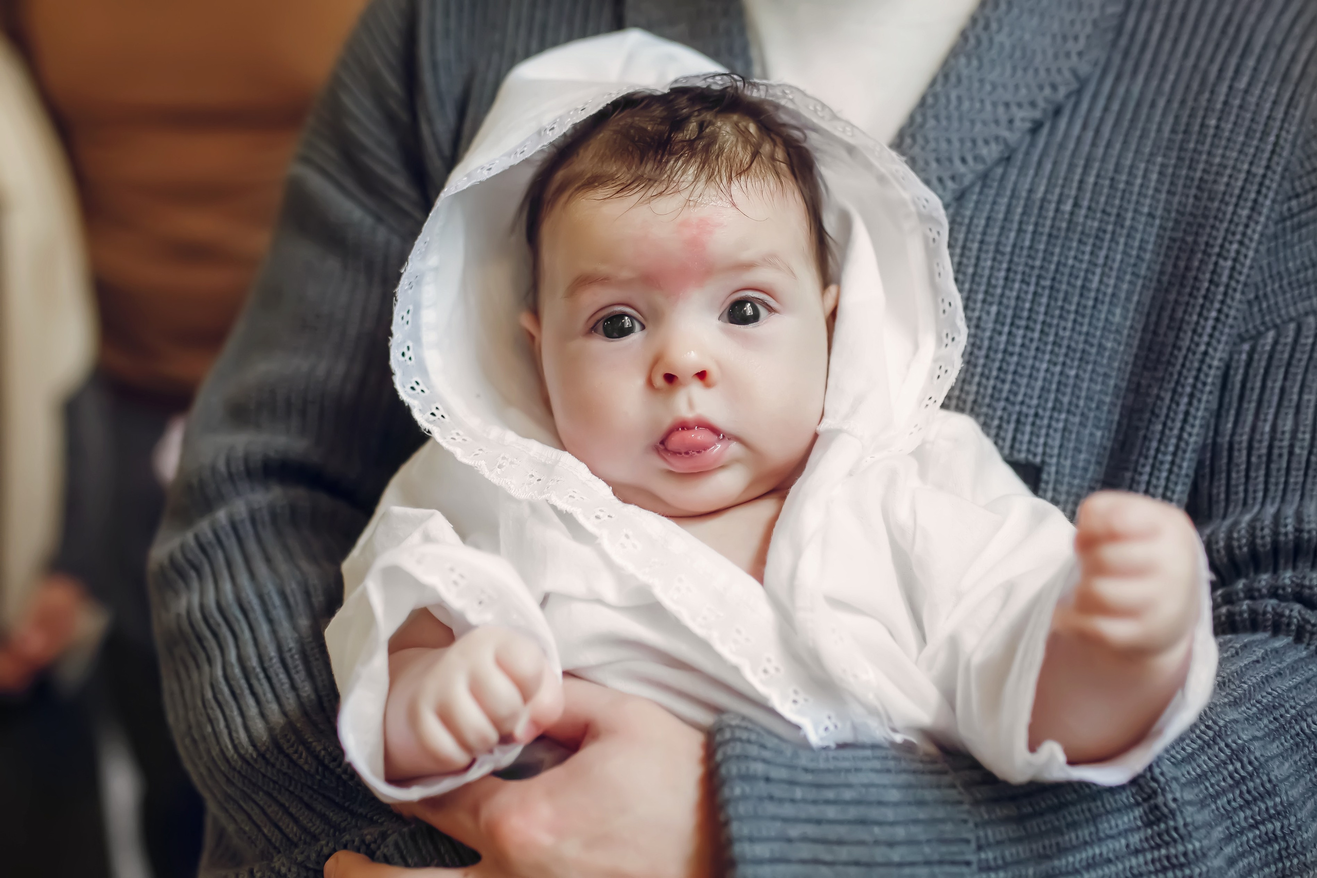 Крещение Марии. Фотограф на Крещение, семейный фотограф в Москве