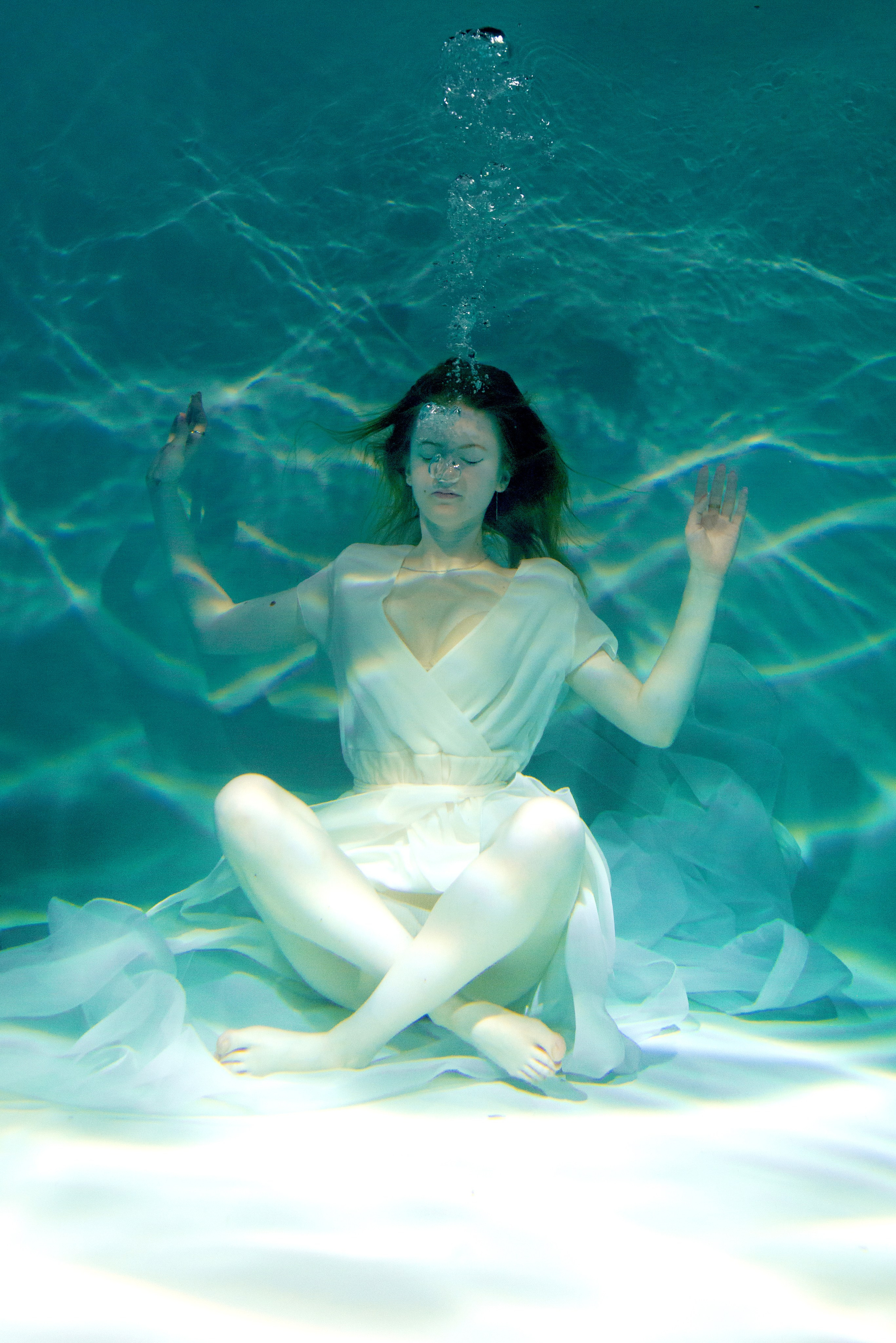 Под водой. Фотограф и дизайнер в Москве Екатерина Лобачева