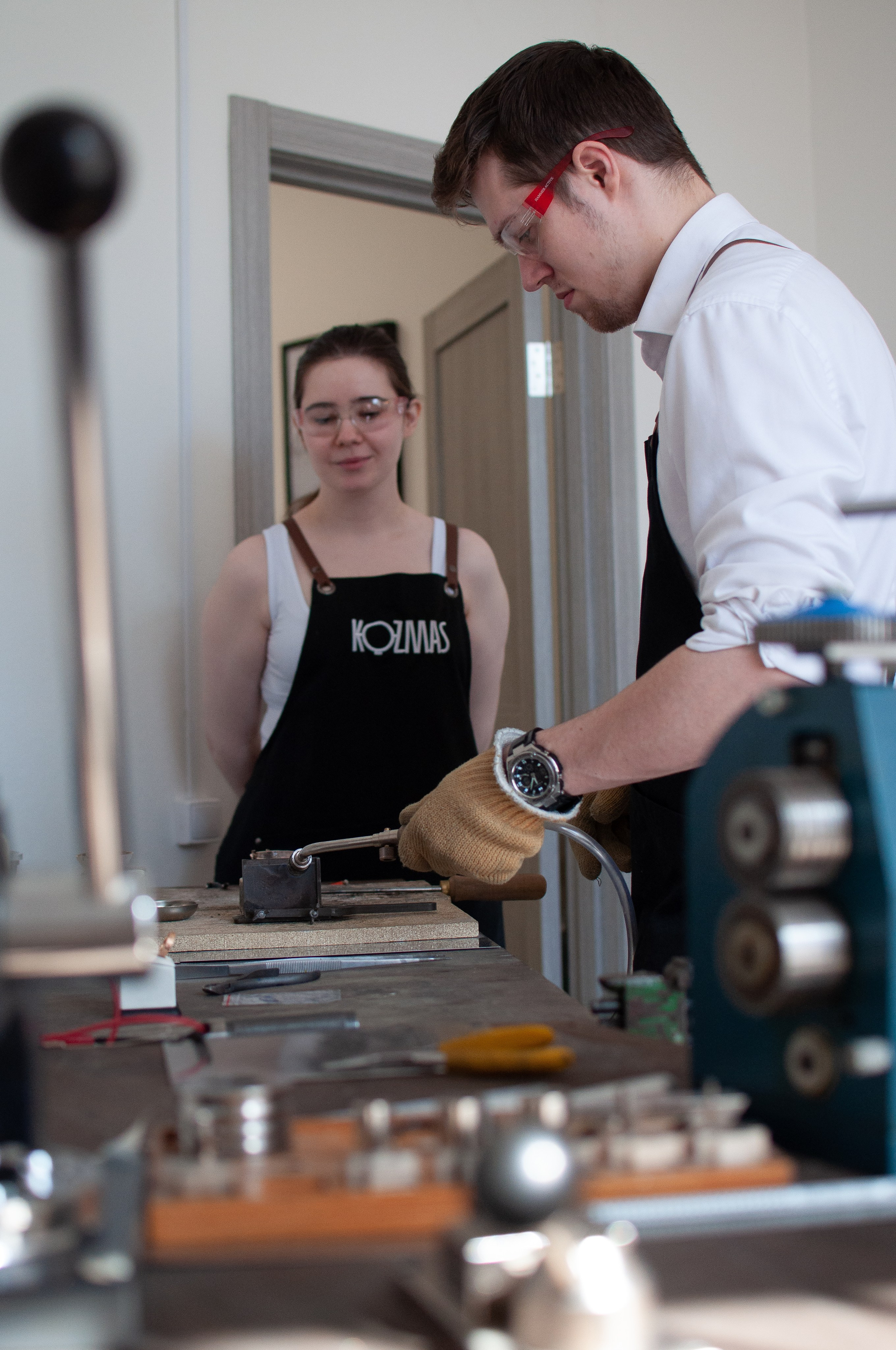 В мастерской. Фотограф Тюмень Александра Звягинцева