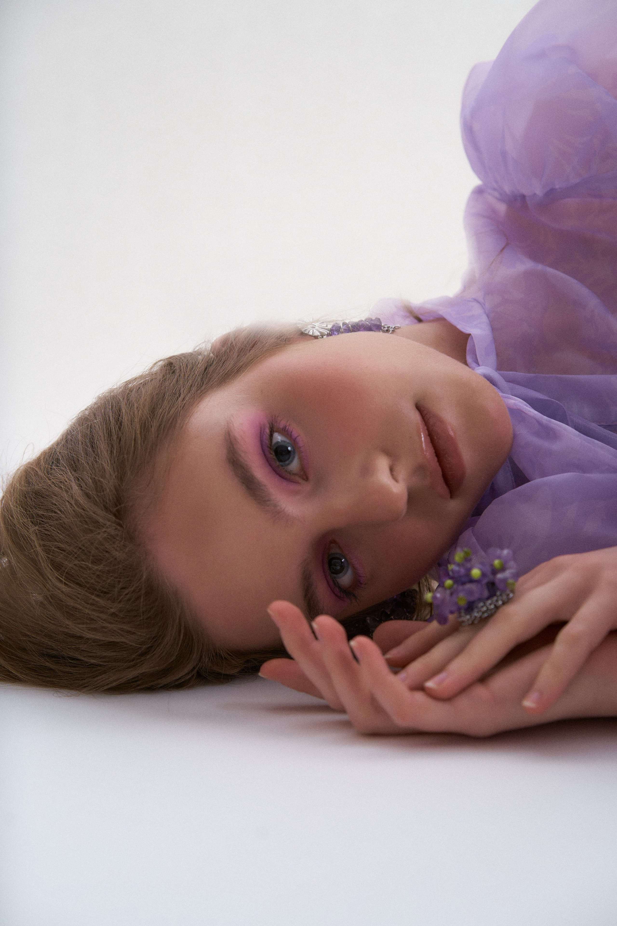 Luba for a jewelry and clothing brand lookbook. Ekaterina-samoylova.com