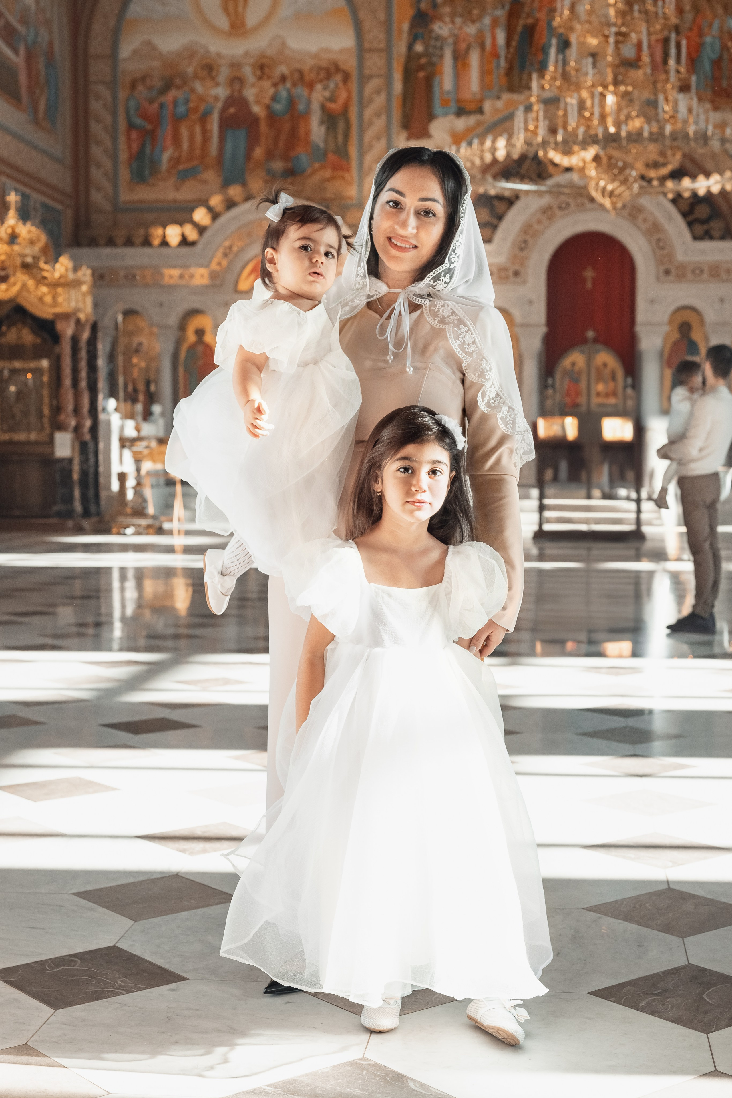 Храм Угрешского. Двойное крещение. Церковный фотограф на Таинство Крещения и Венчания в Оренбурге и Оренбургской области Екатерина Белкина