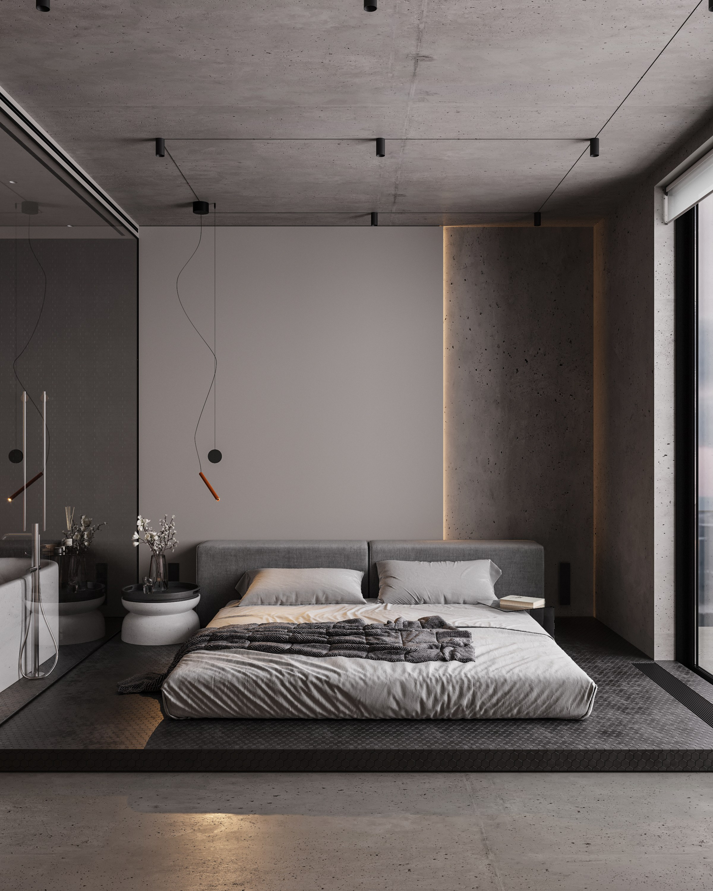 MK | Master bedroom. 3D визуализация интерьеров — Ирина