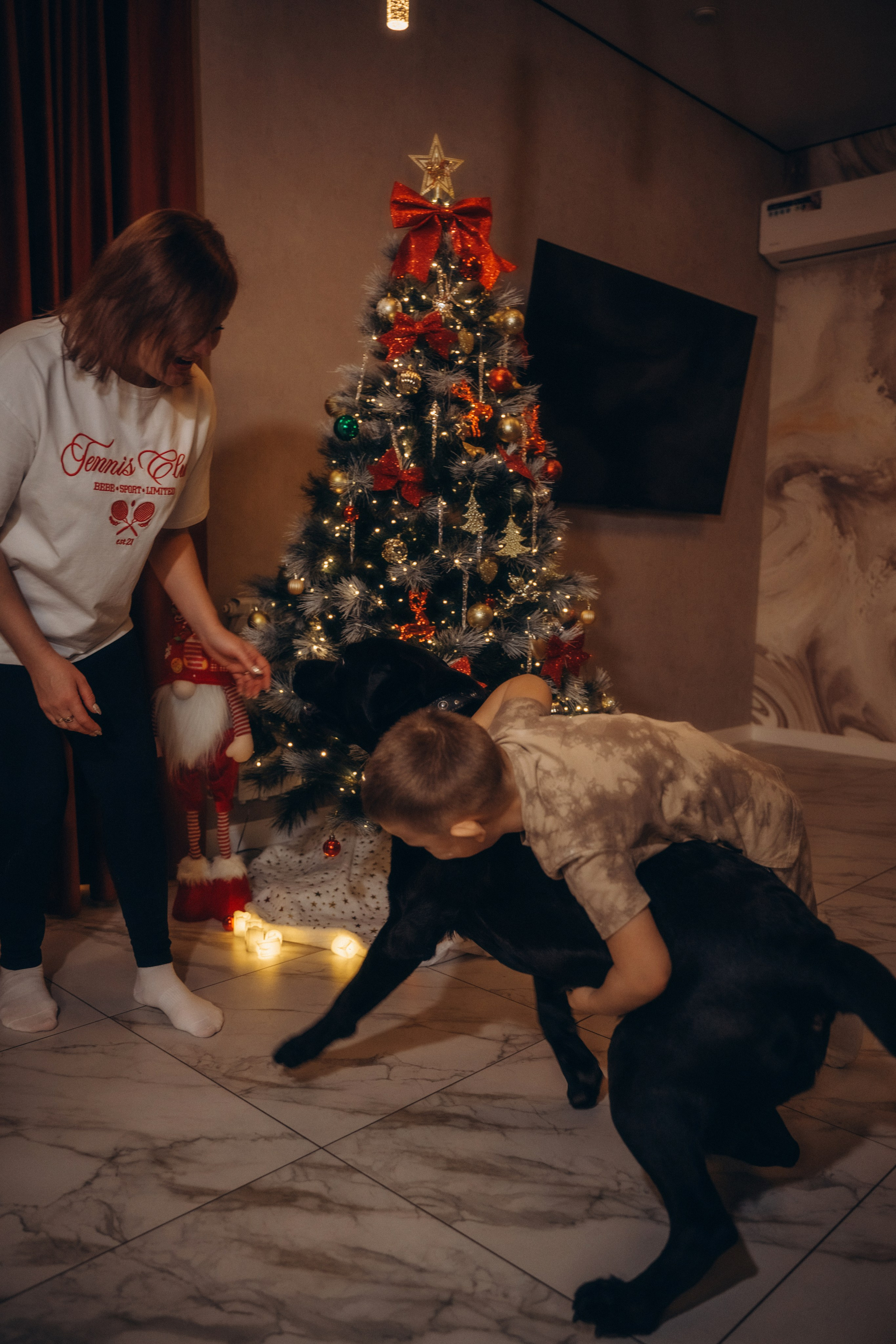Семья Киприяновы, Новый год дома. Семейный фотограф в Белгороде Амелина Алина