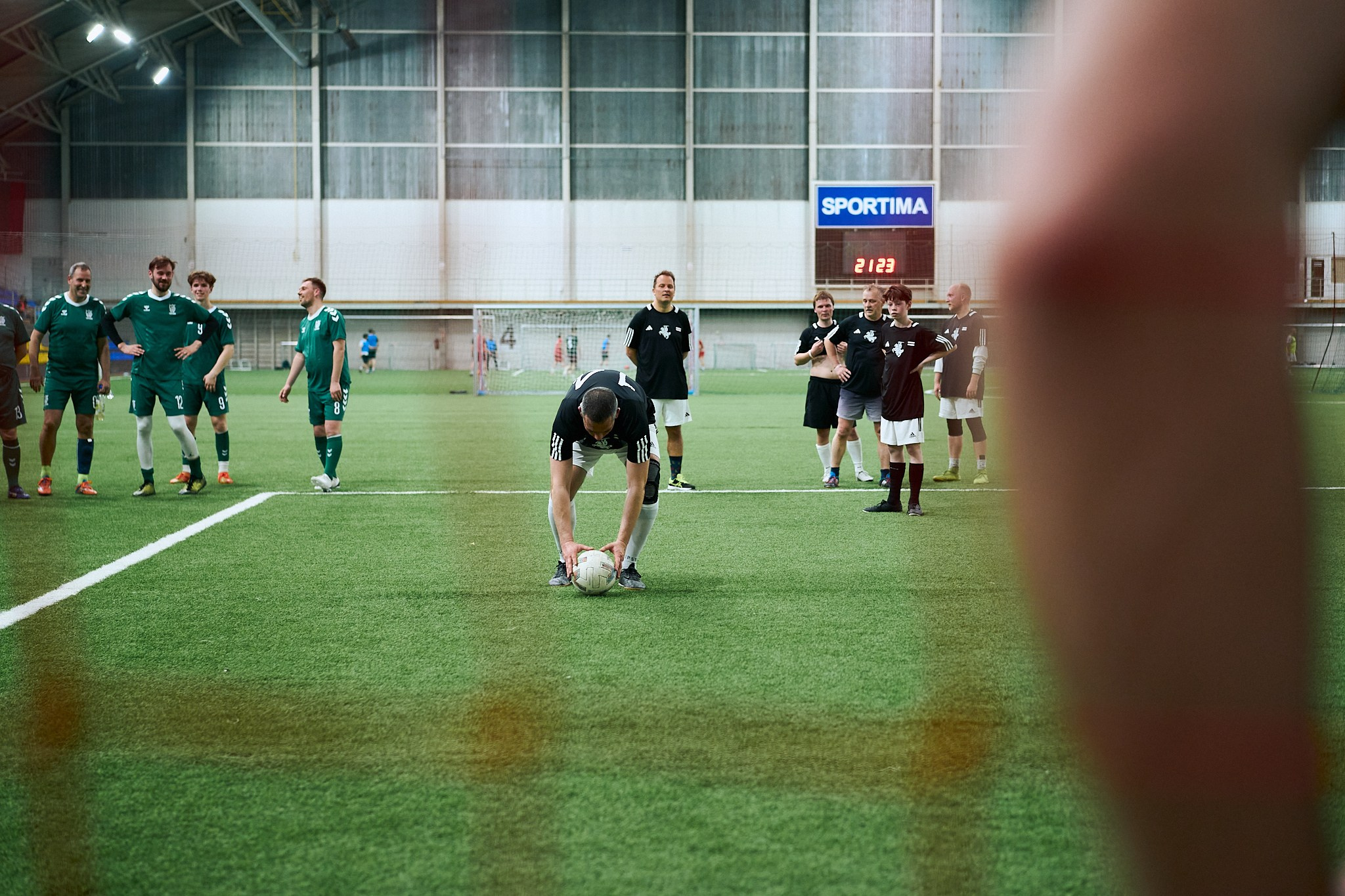 Friendly football match: Seimas of the Republic of Lithuania vs. Sviatlana Tsikhanouskaya’s Office. Photographer in Vilnius