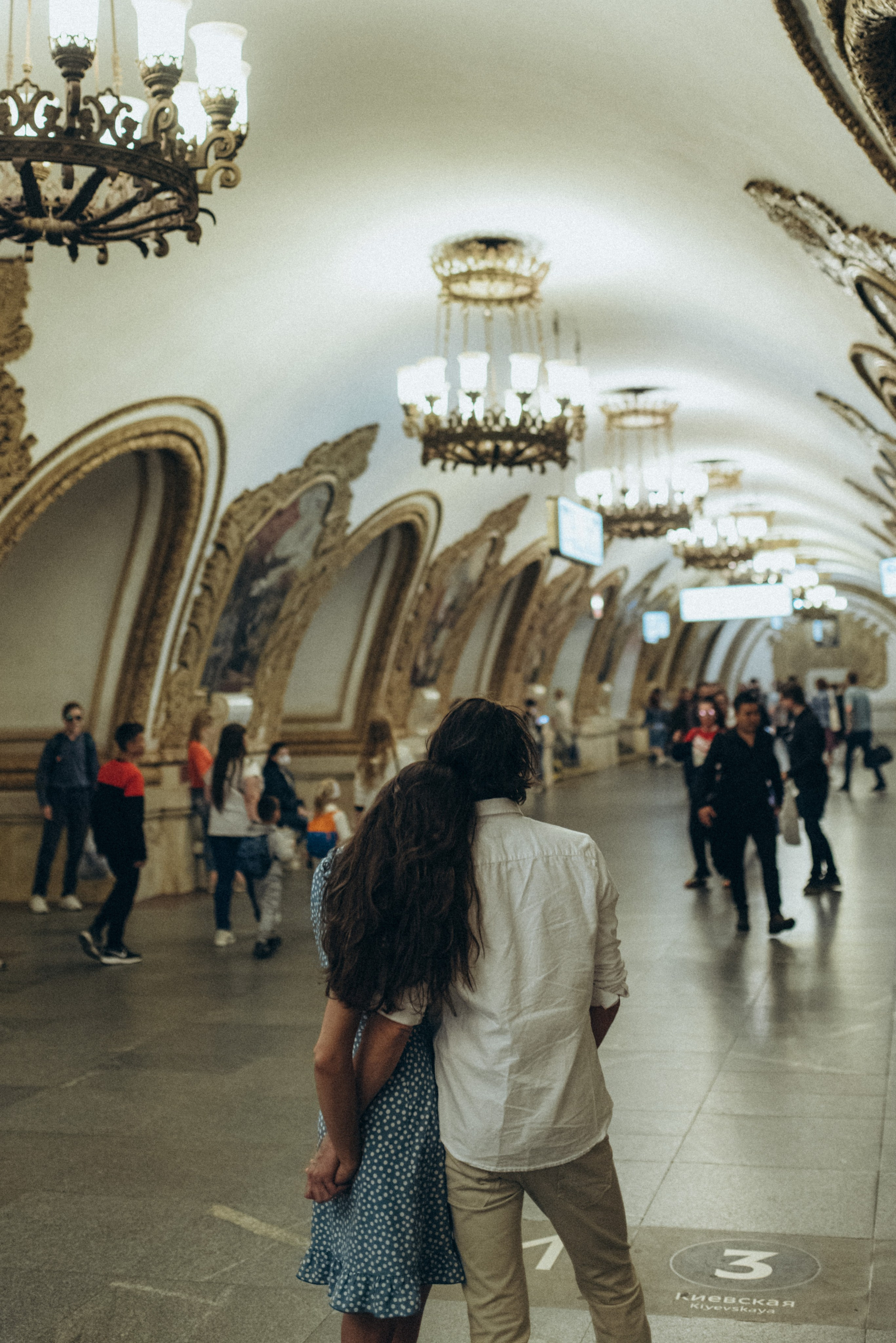 Lovestory в метро. Семейный фотограф в Москве Екатерина Север