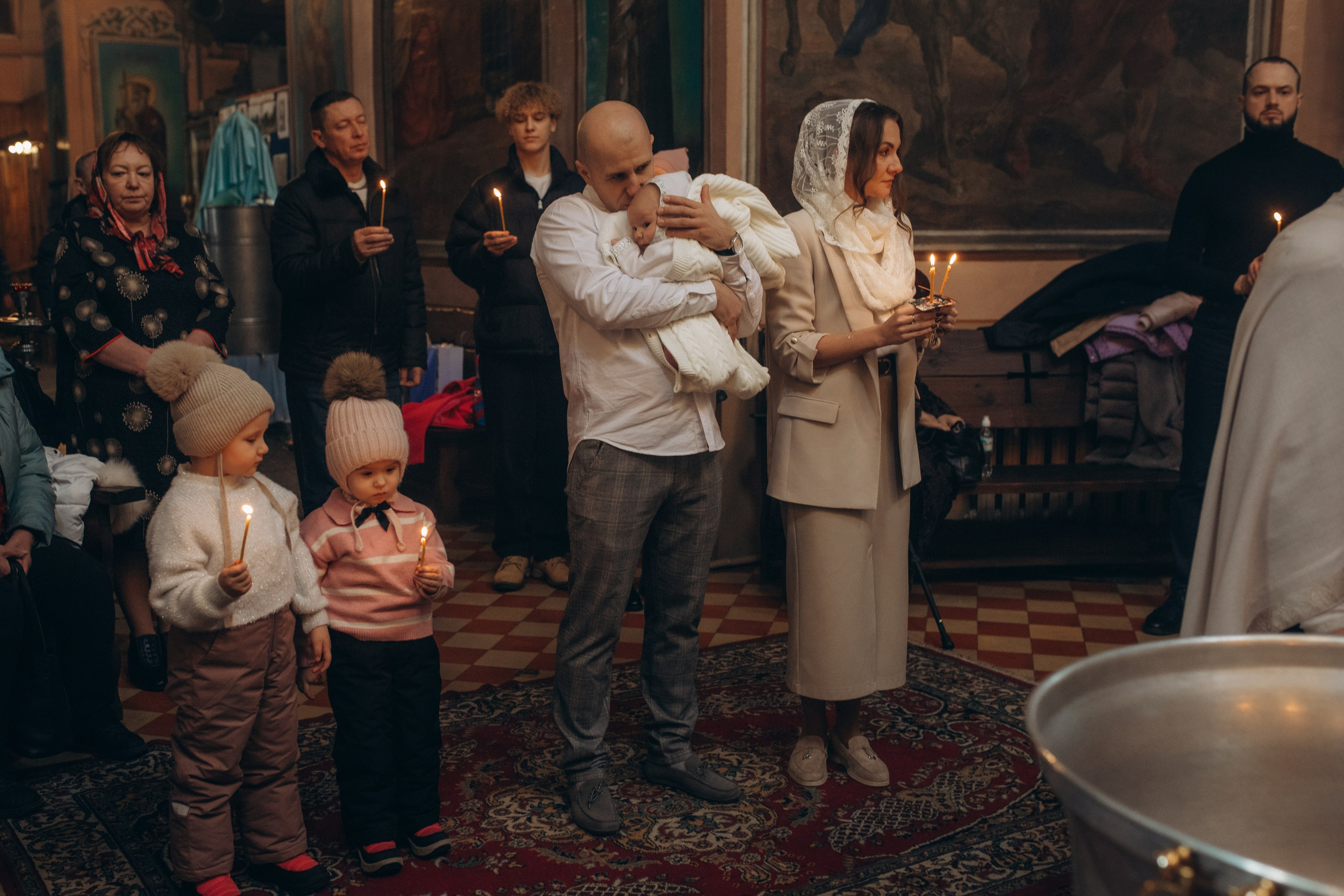 Крещение Михаил. Семейный и домашний фотограф в Москве и МО Королева Валерия