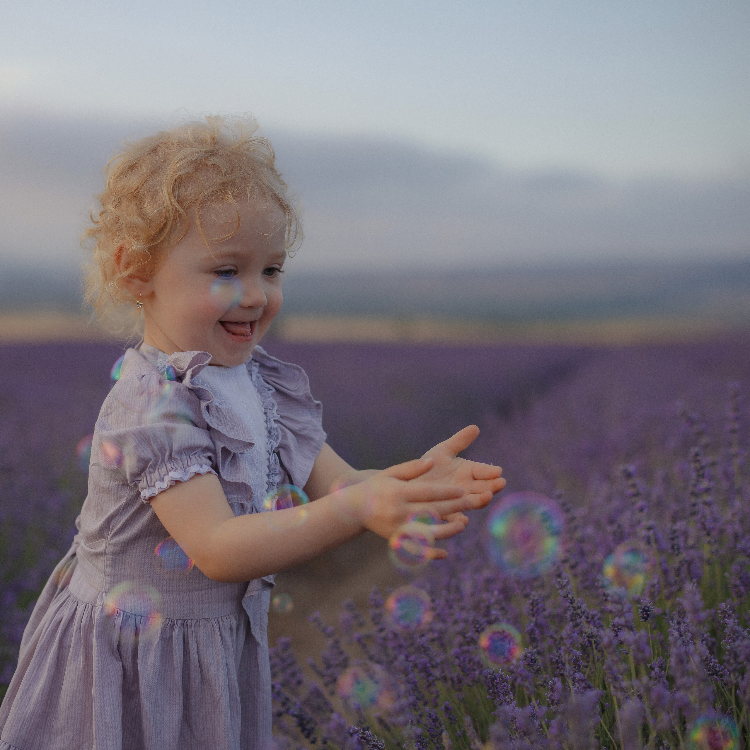 Прогулка на лавандовом поле. Семейный и детский фотограф в Крыму Екатерина Швец