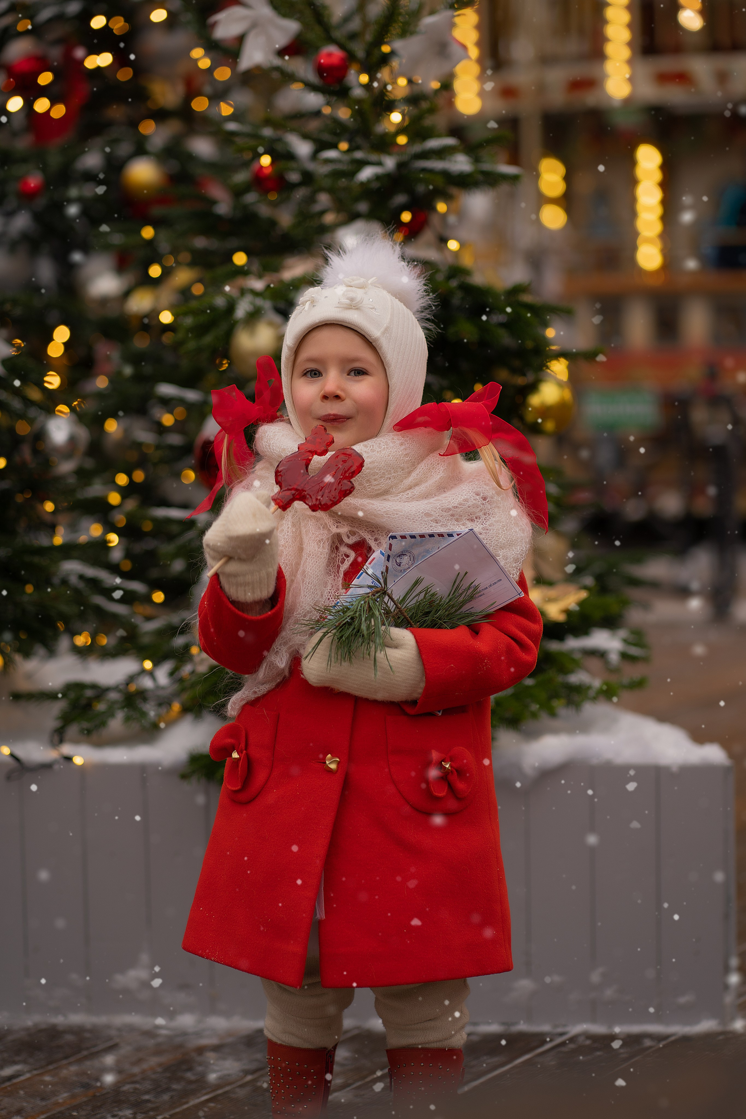 Детские новогодние и рождественские фотоистории. Детский и семейный фотограф в Москве и Подмосковье Настя Наумова