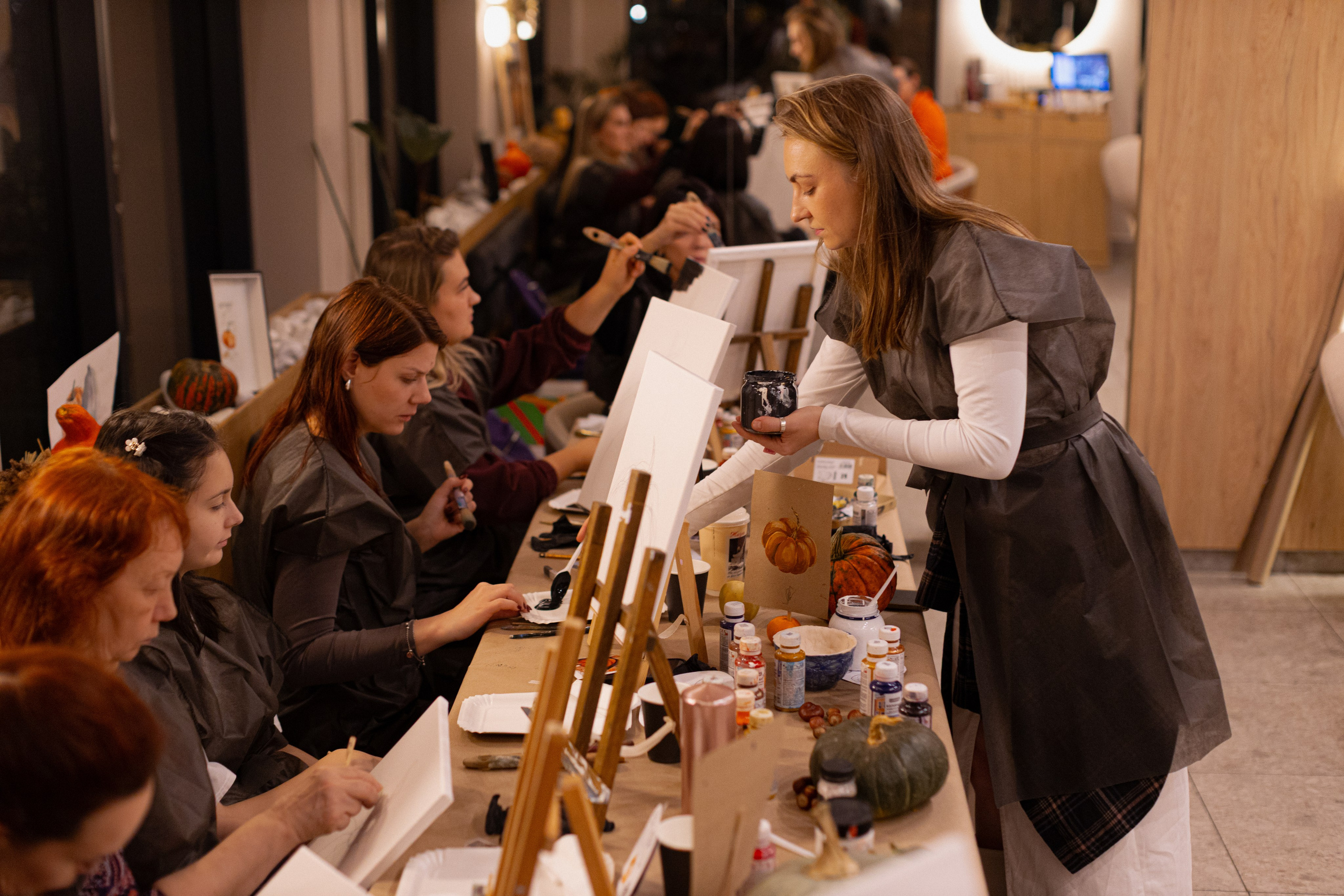 МК Тыква в кафе Здрасте. Анастасия Ракчеева Художник