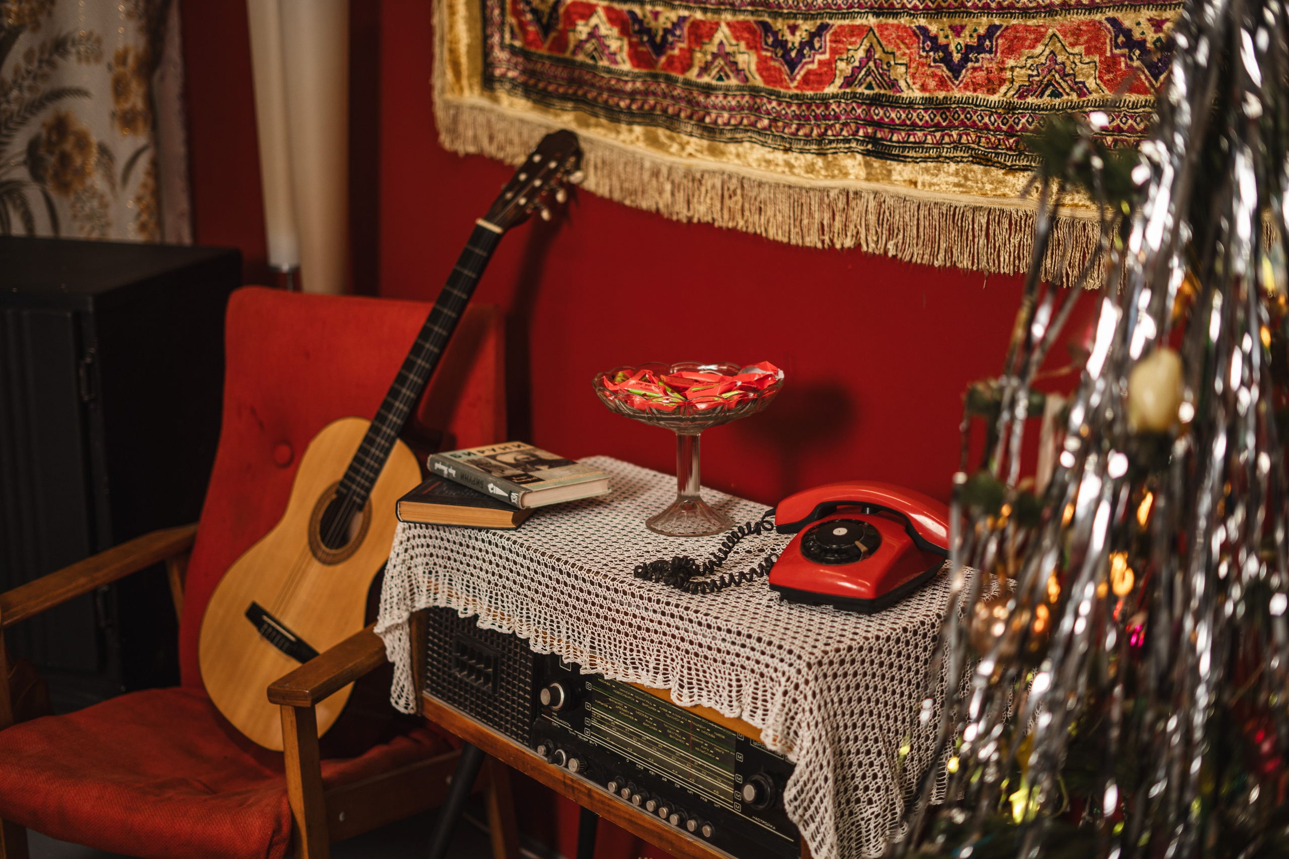 Фотостудия "Импульс" Саратов новогодняя фотосессия ретро