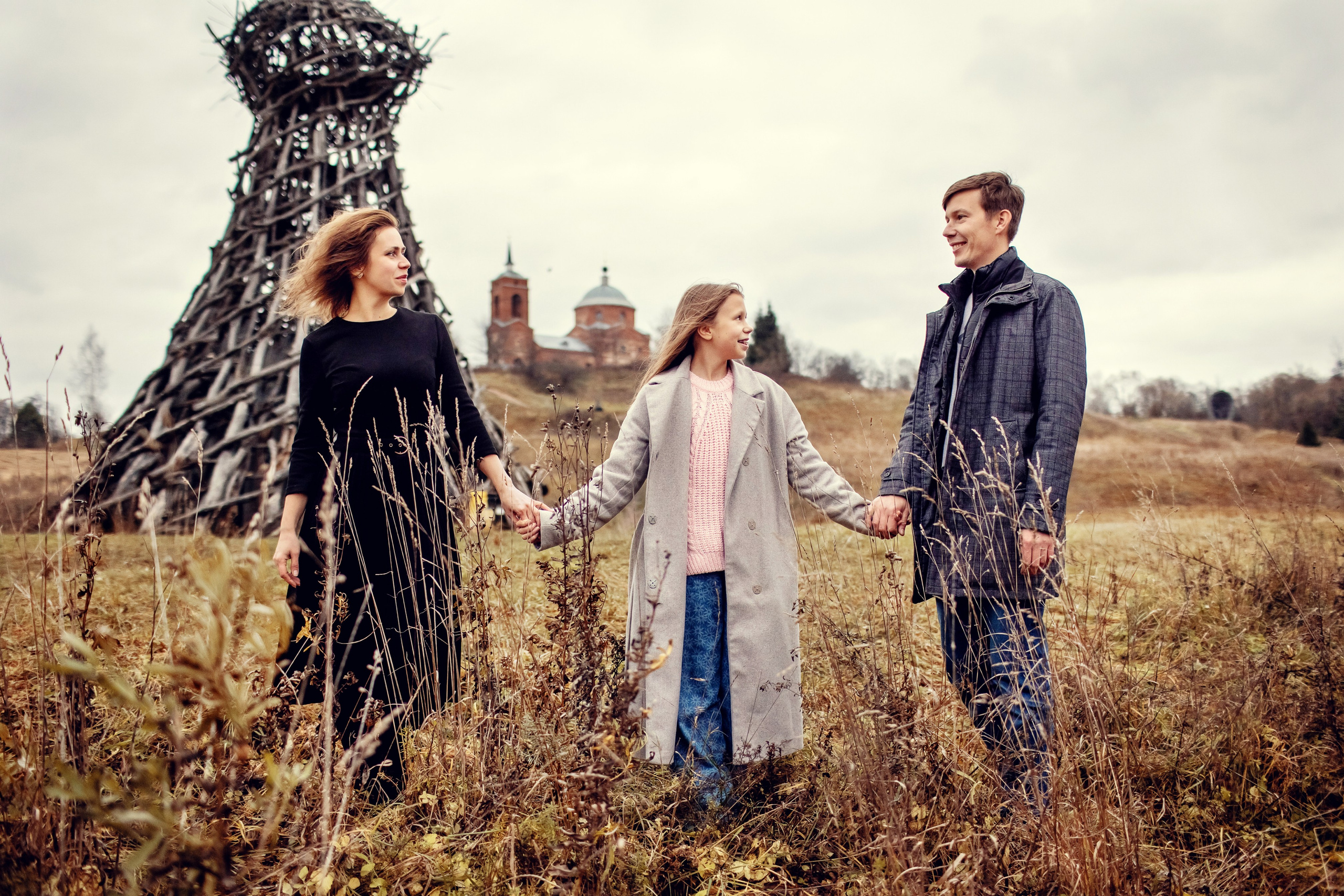Лёша, Вика и Василиса. Детский и семейный фотограф в Москве Анна Ипатьева