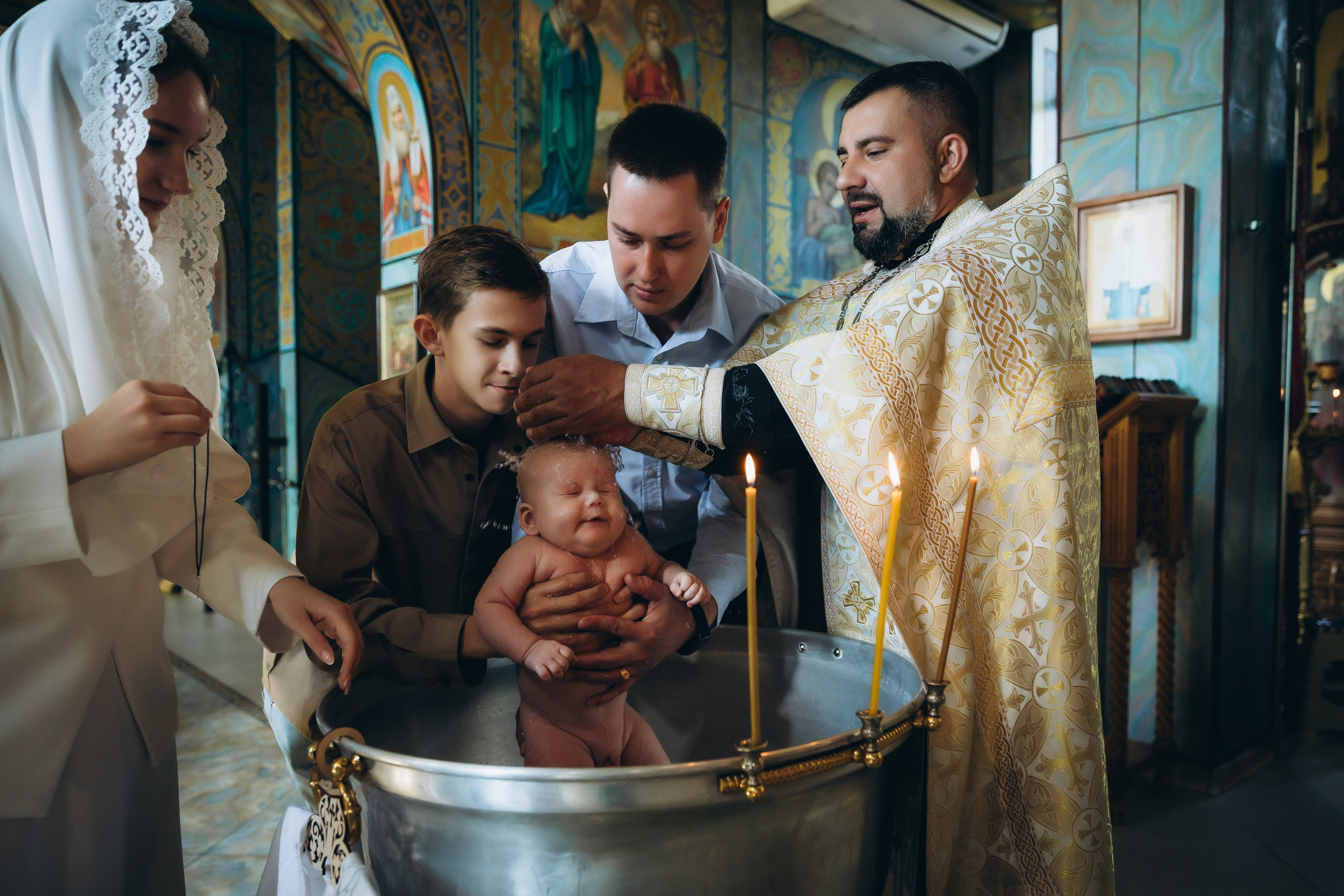 Таинство Крещения Ильи. Фотограф в Краснодаре Алла Потоцкая