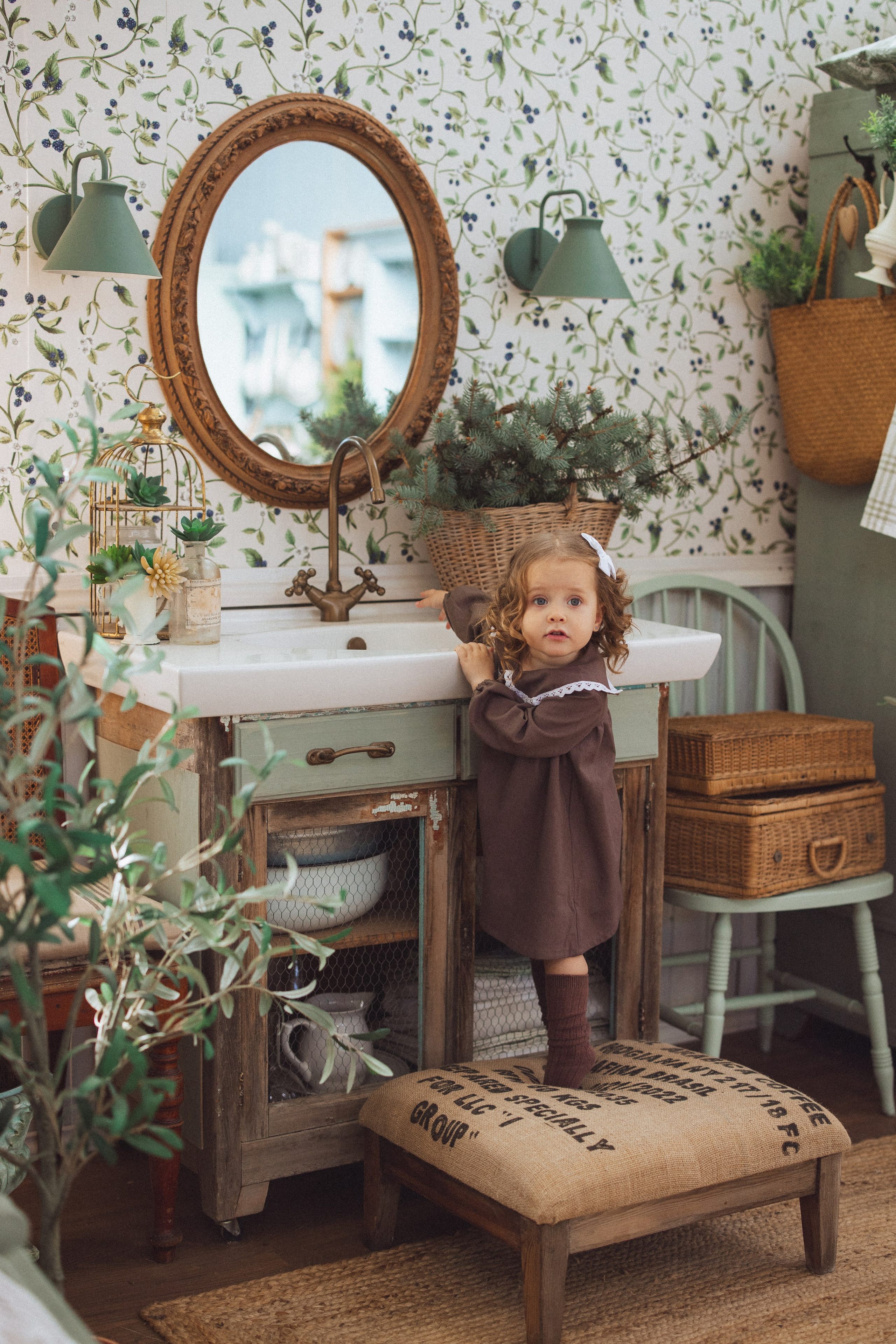 Новогодняя фотосессия в стиле Винтаж. Семейный и детский фотограф в Краснодаре Анна Трашкова