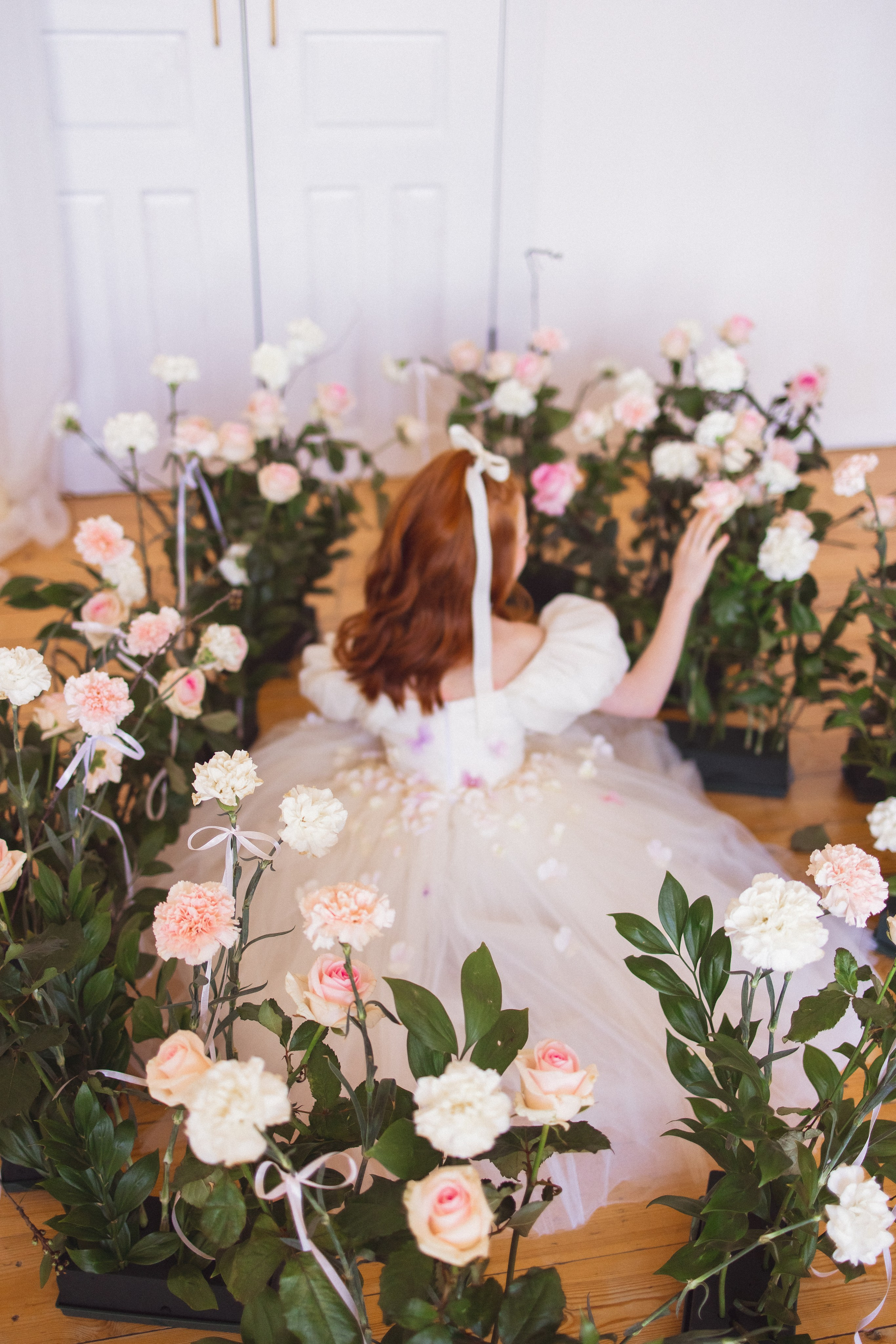 Фотосессия с живыми цветами в фотостудии г. Краснодар. Семейный и детский фотограф в Краснодаре Анна Трашкова