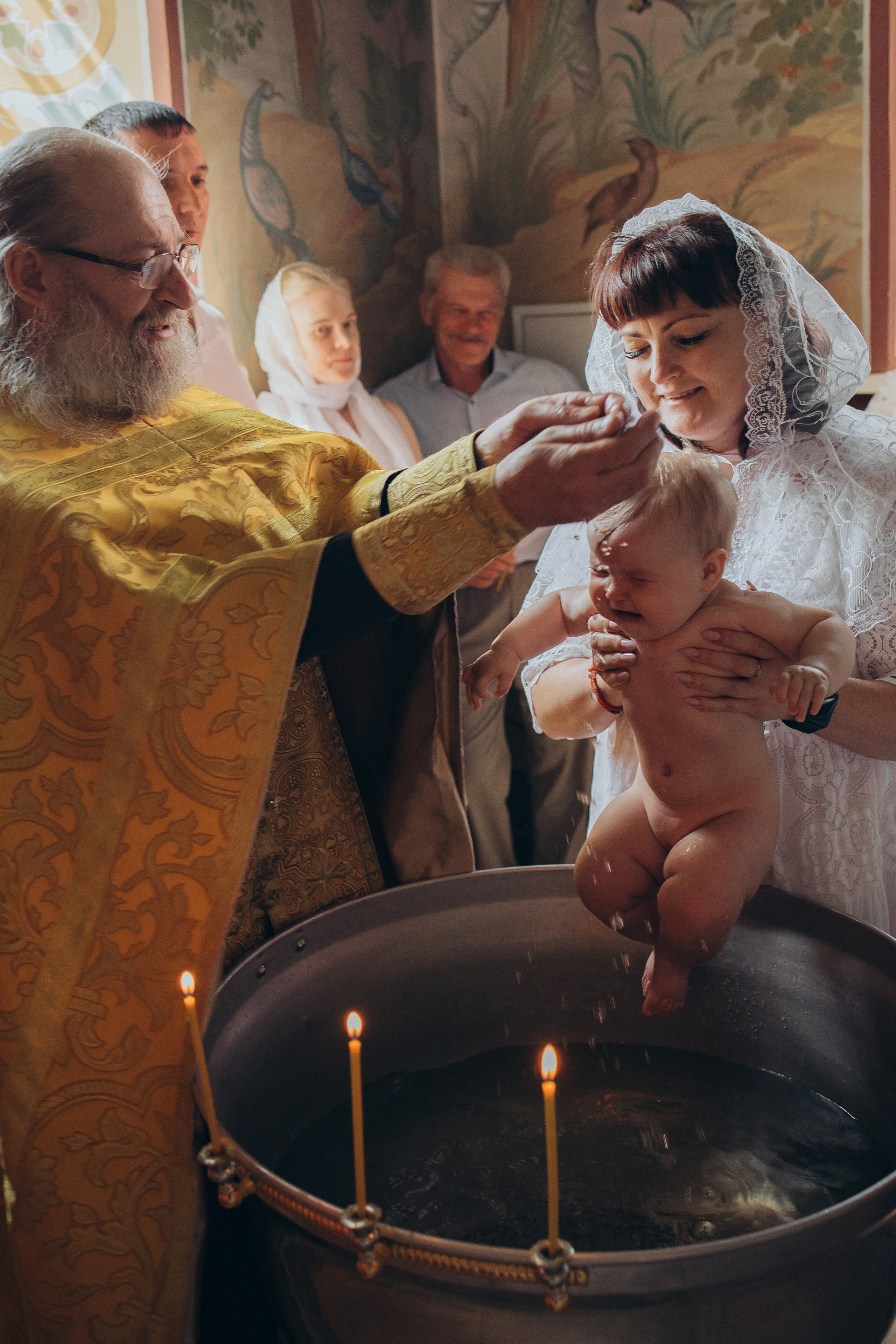 Таинство Крещения Деи в церкви Троицы Живоначальной в Карабанове. Детский и семейный фотограф в Пушкино, Мытищи, Москва Сергеева Светлана