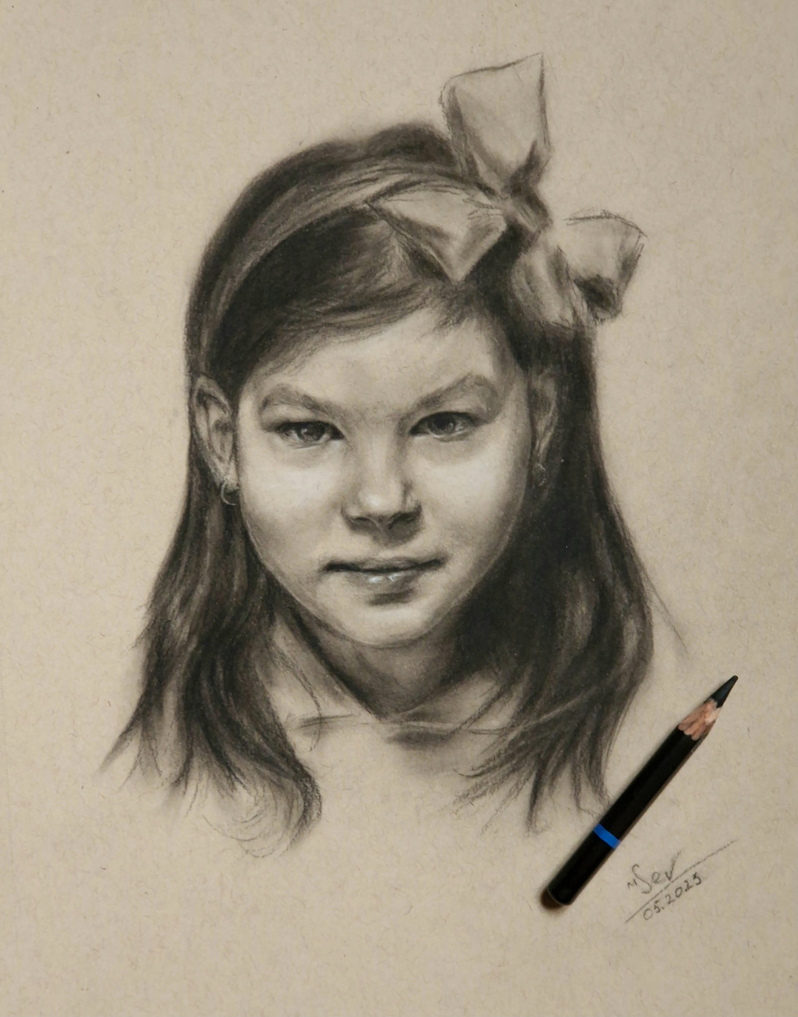 рисунок углем , пастельные карандаши пастель портрет углем уголь