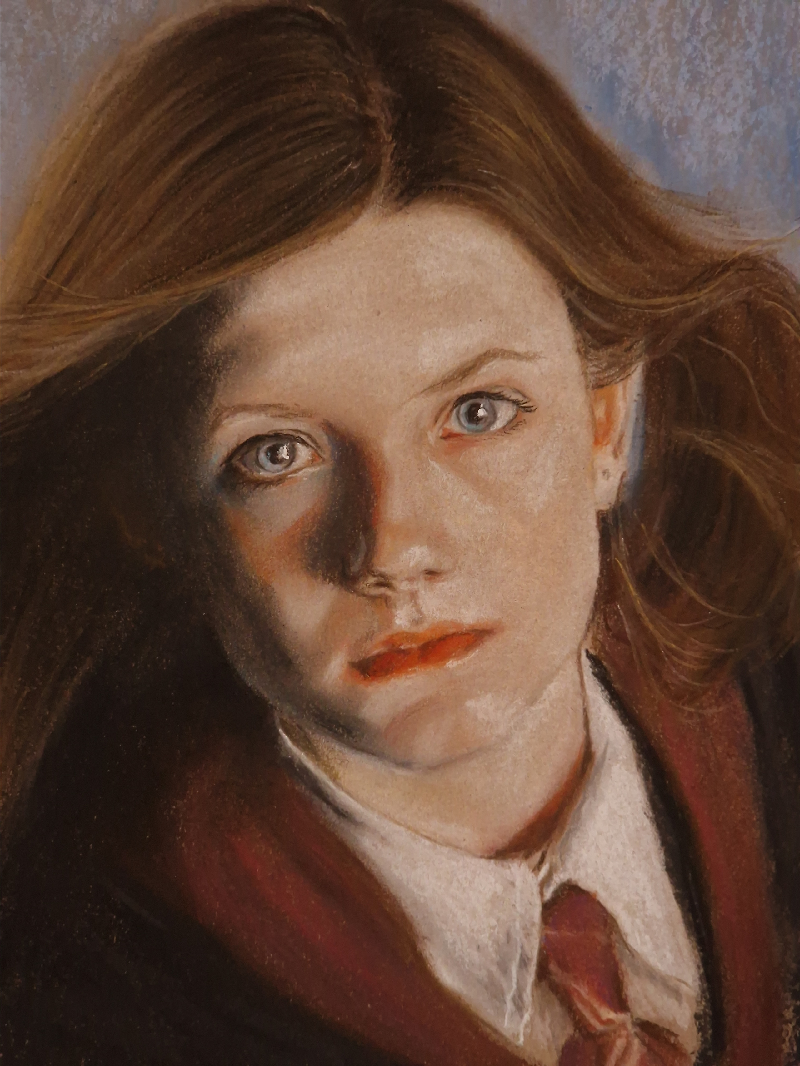 рисунок пастелью, пастельные карандаши пастель портрет пастельню