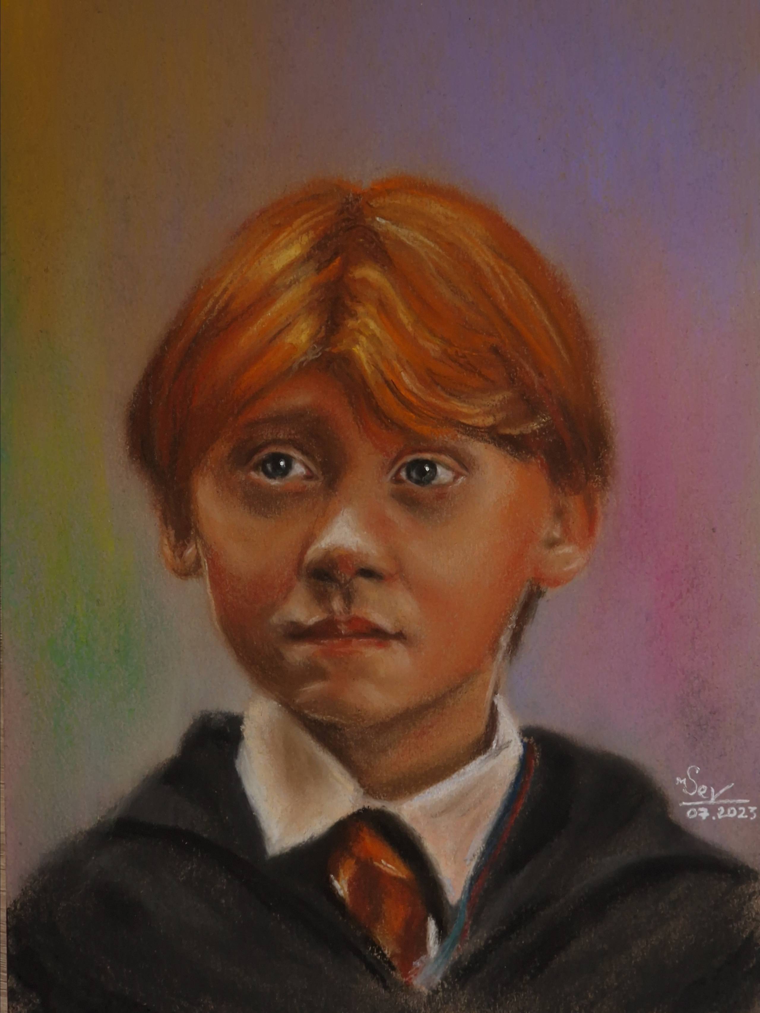 рисунок пастелью, пастельные карандаши пастель портрет пастельню