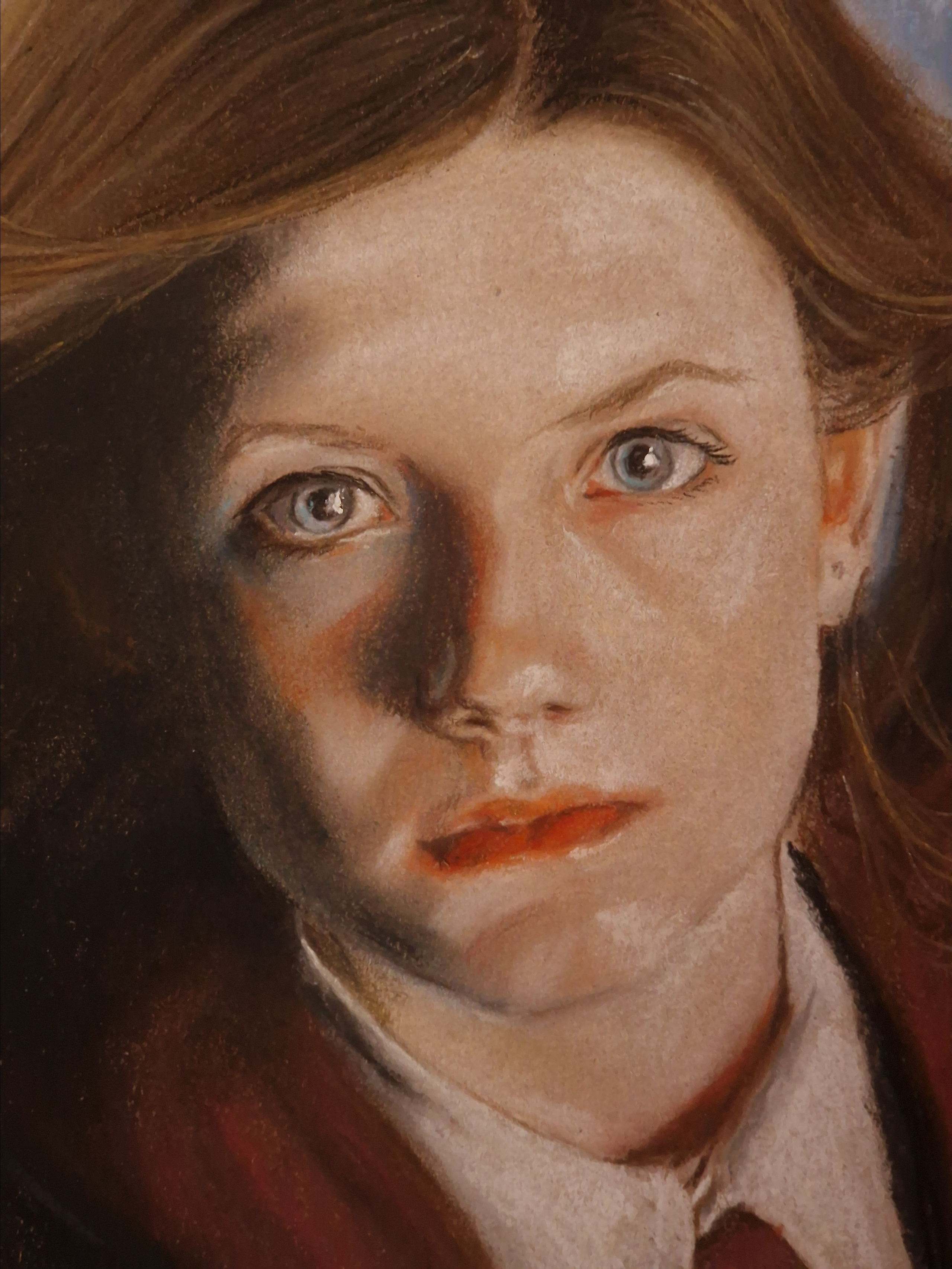 рисунок пастелью, пастельные карандаши пастель портрет пастельню