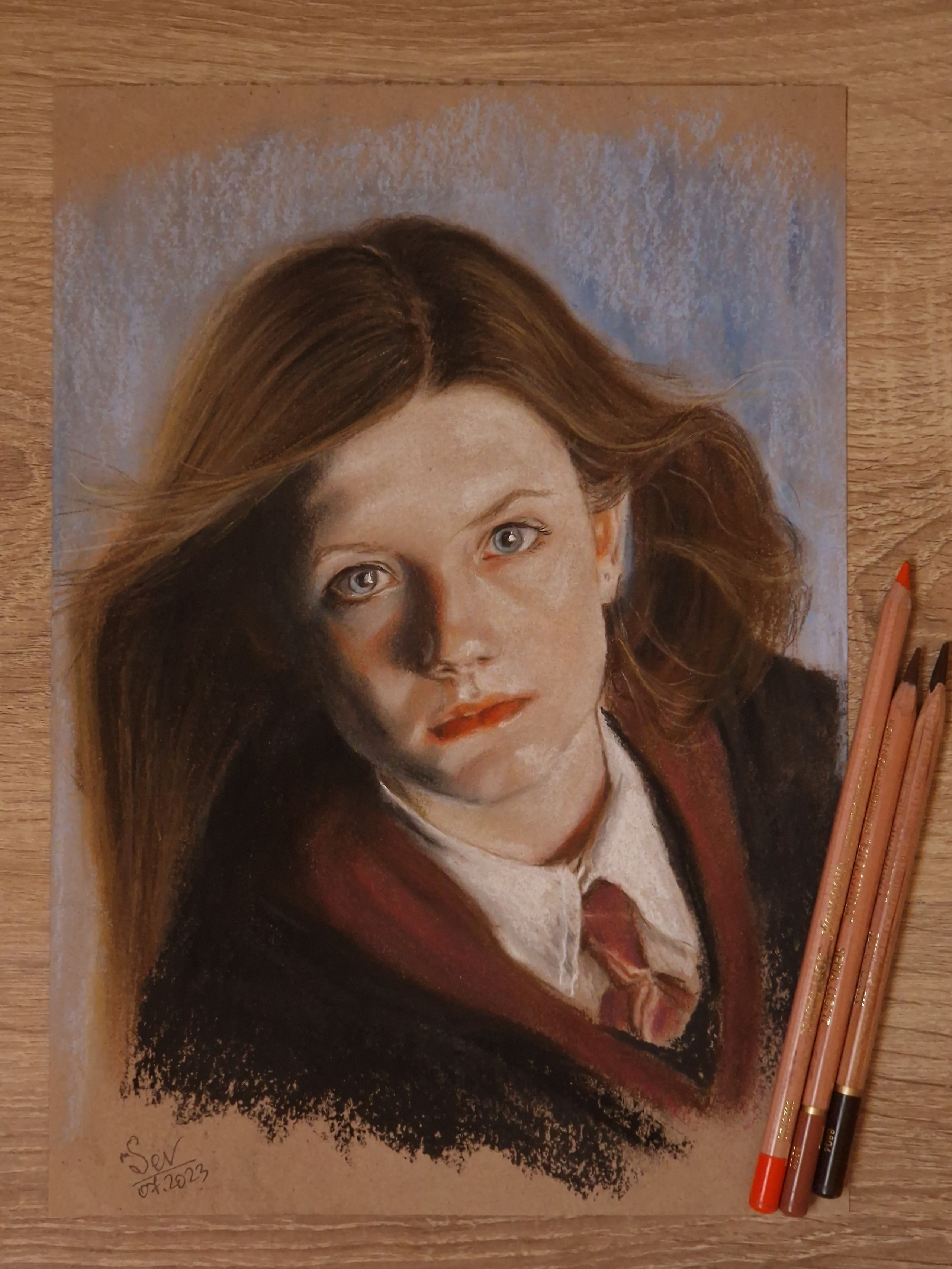 рисунок пастелью, пастельные карандаши пастель портрет пастельню