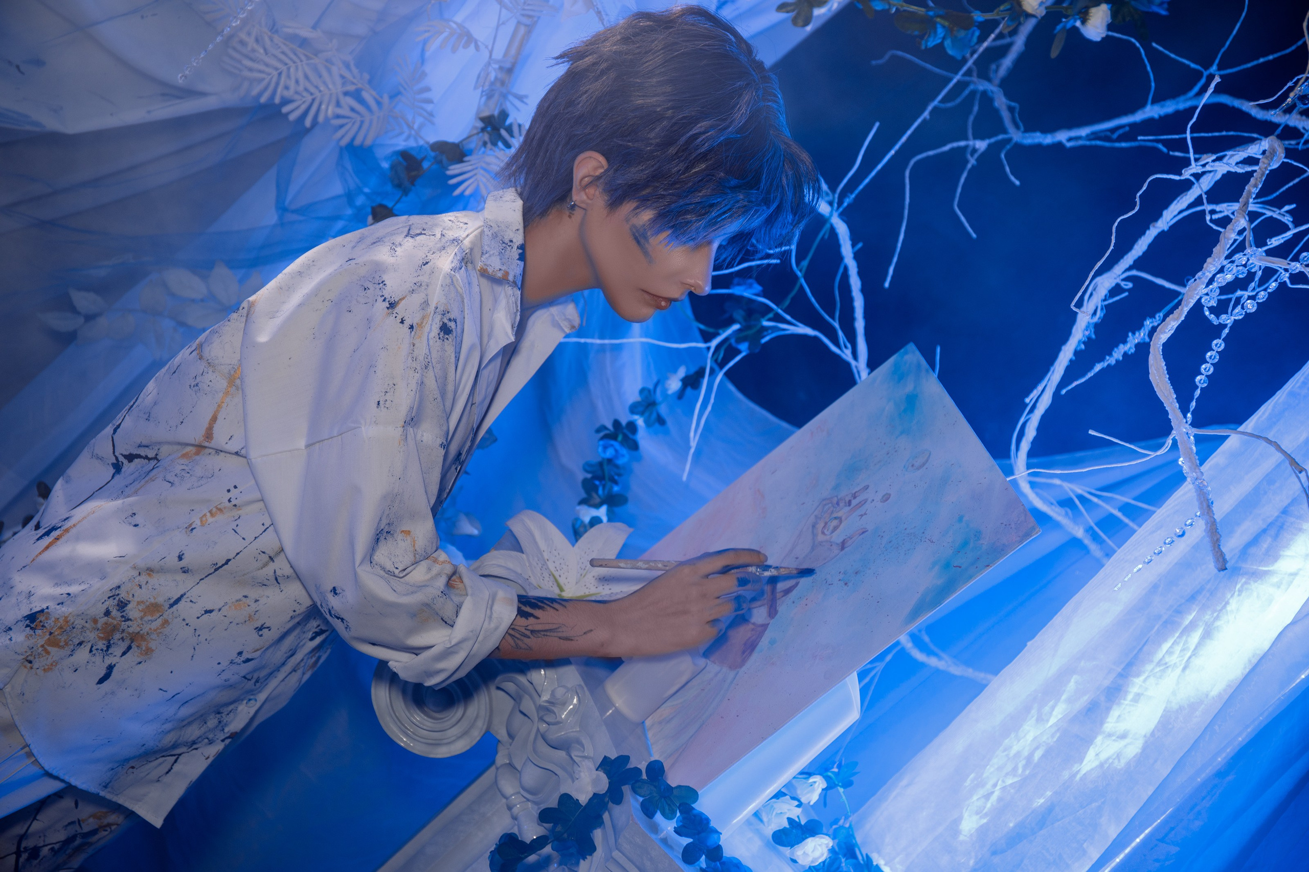 Love & Deepspace: RAFAYEL [paint]. Polaroud love