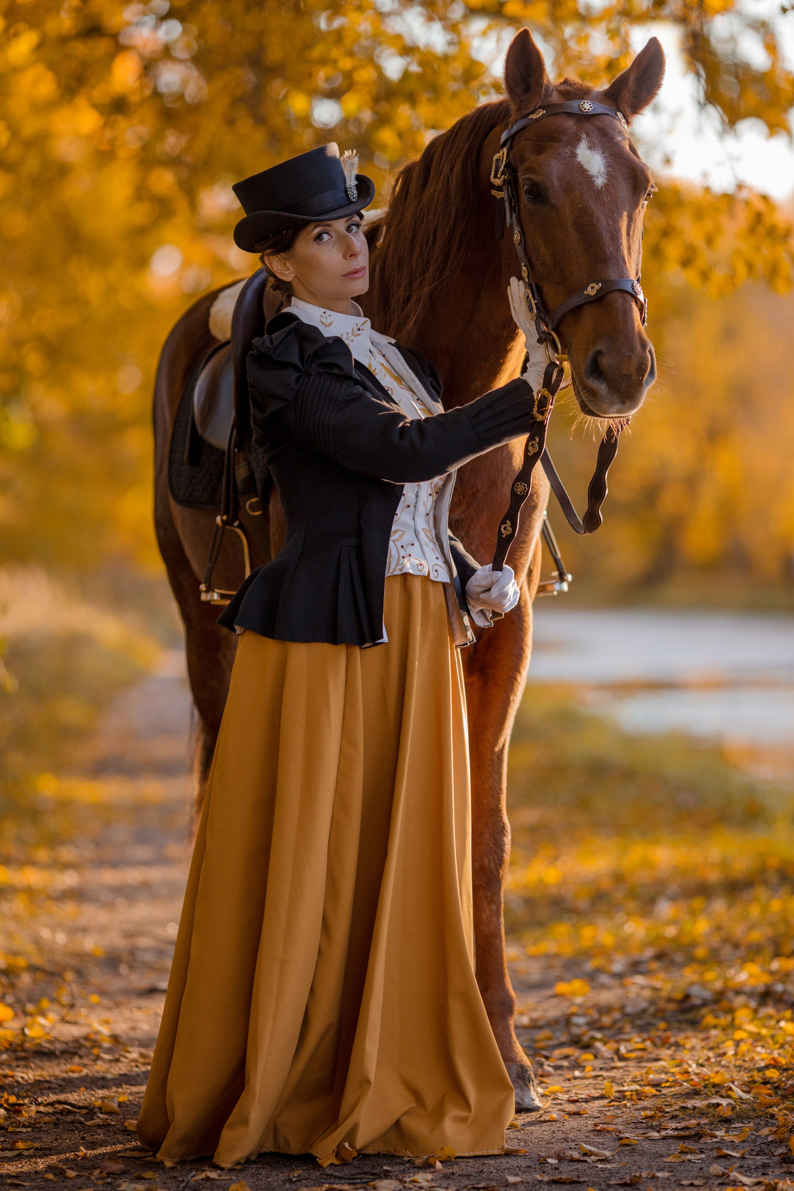 Фотосессия в историческом стиле с борзыми