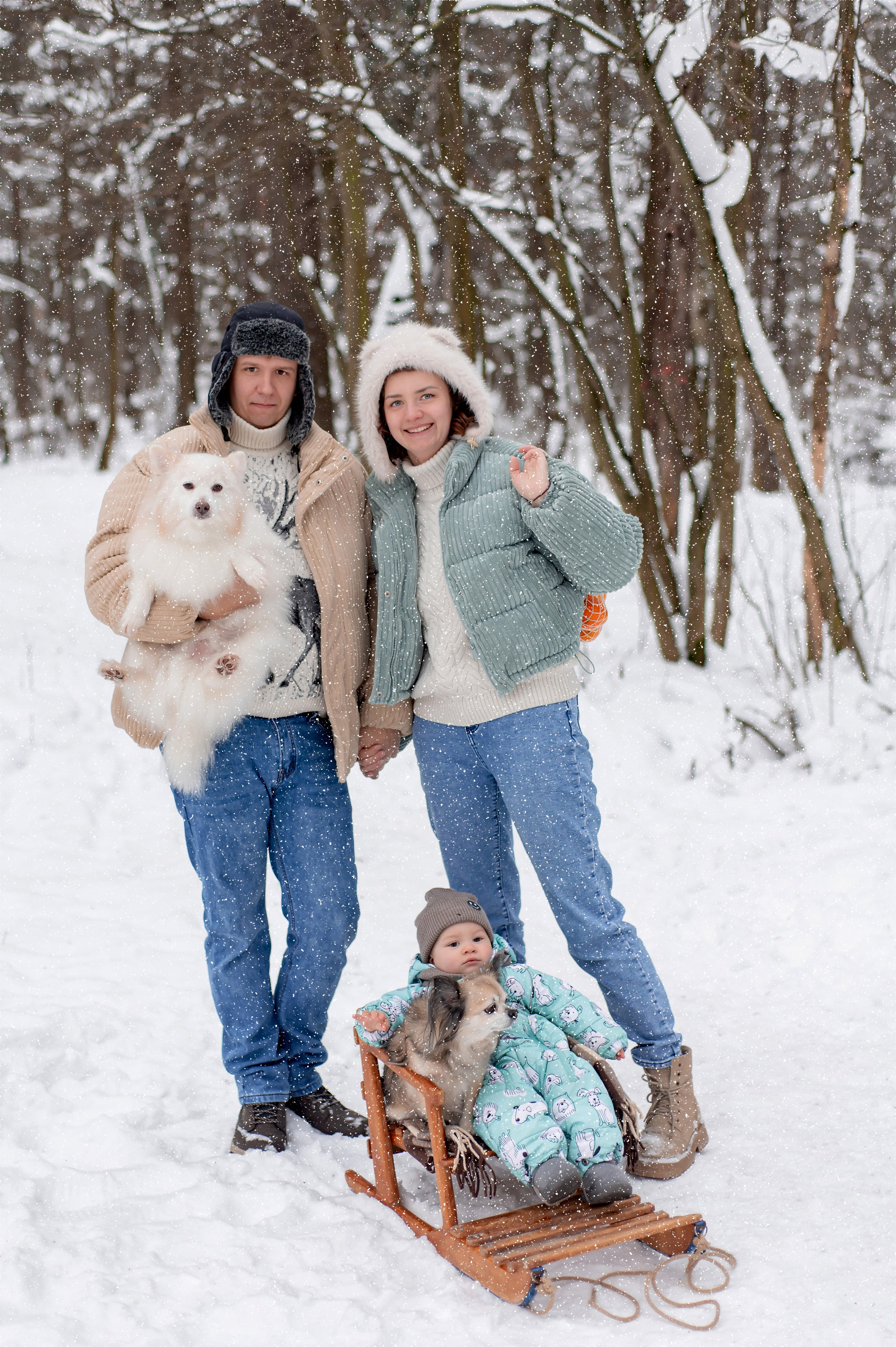 Светлана с семьей. Детский и семейный фотограф Эльмира Веселова