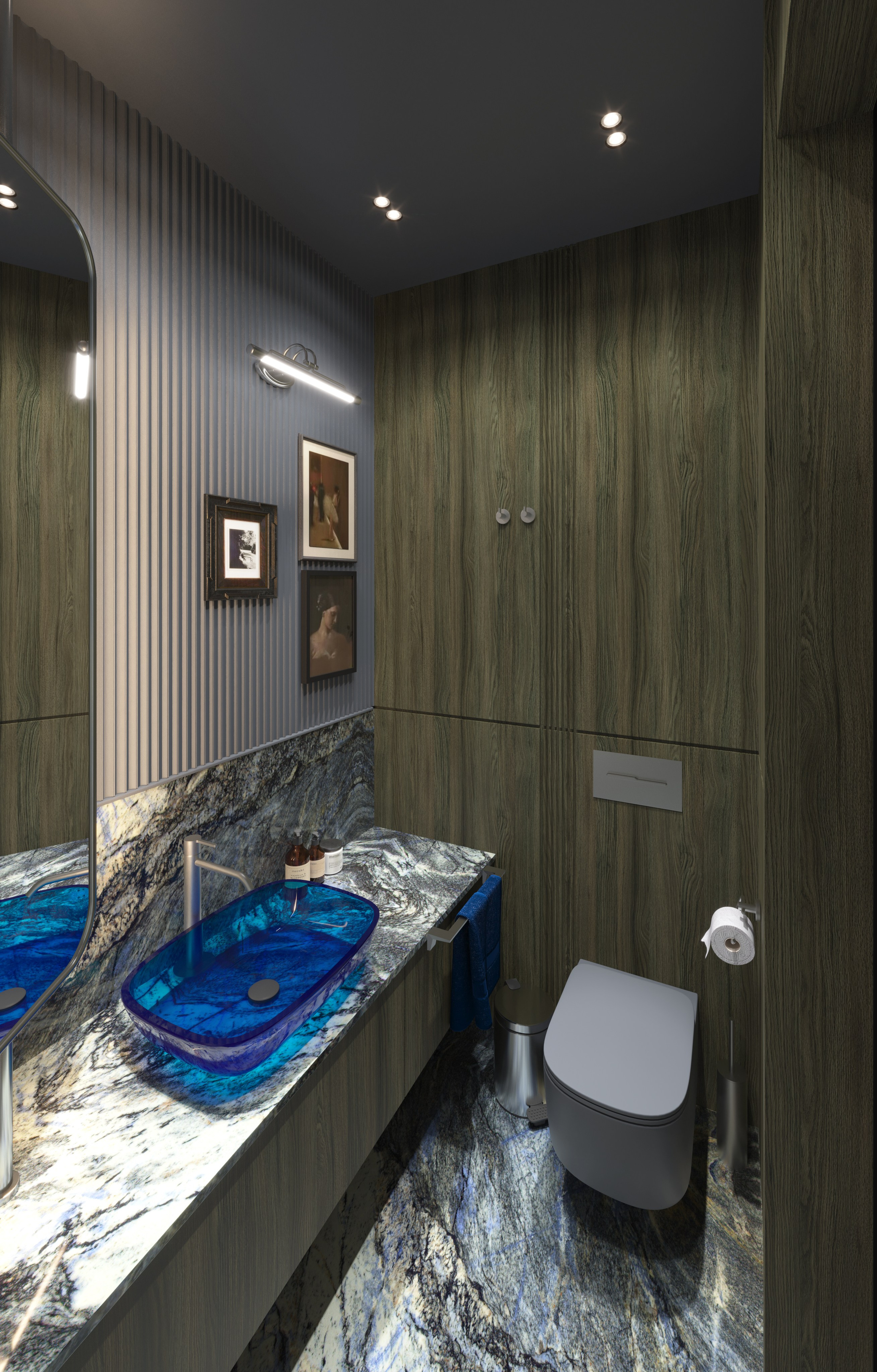 Гостевой санузел. Визуализация и анимация в Москве — Андрей Епифанов