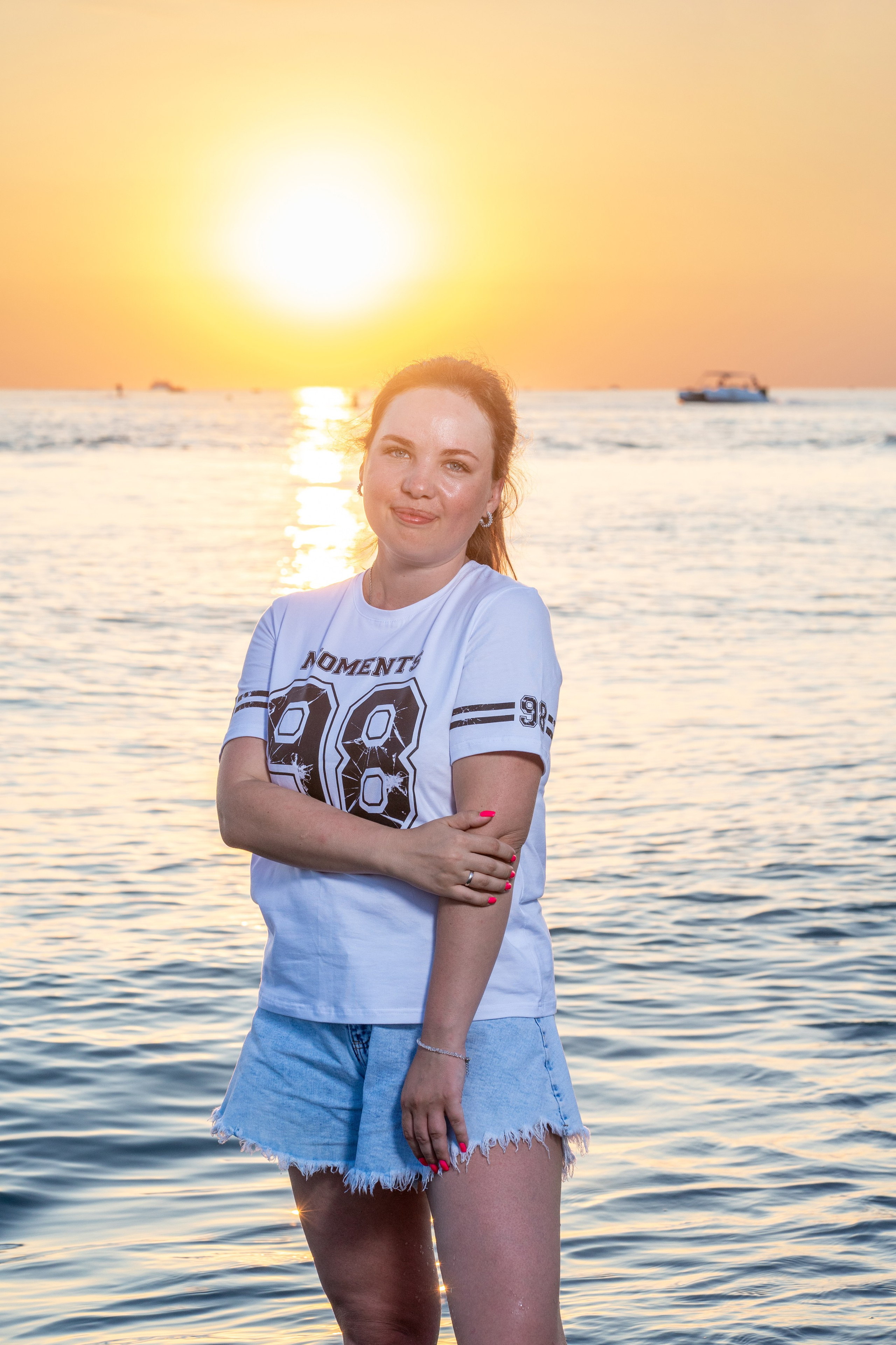 Семейная съемка на закате, пляж Сочифорния