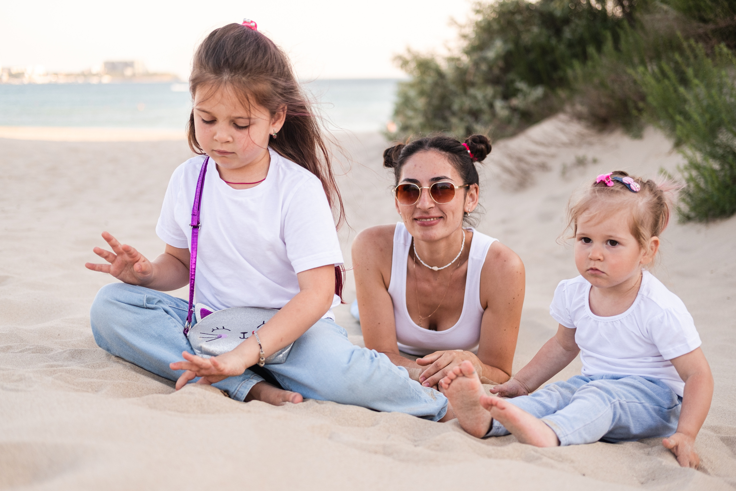 Мама и доченьки. Фотограф в Анапе и Краснодаре Тина