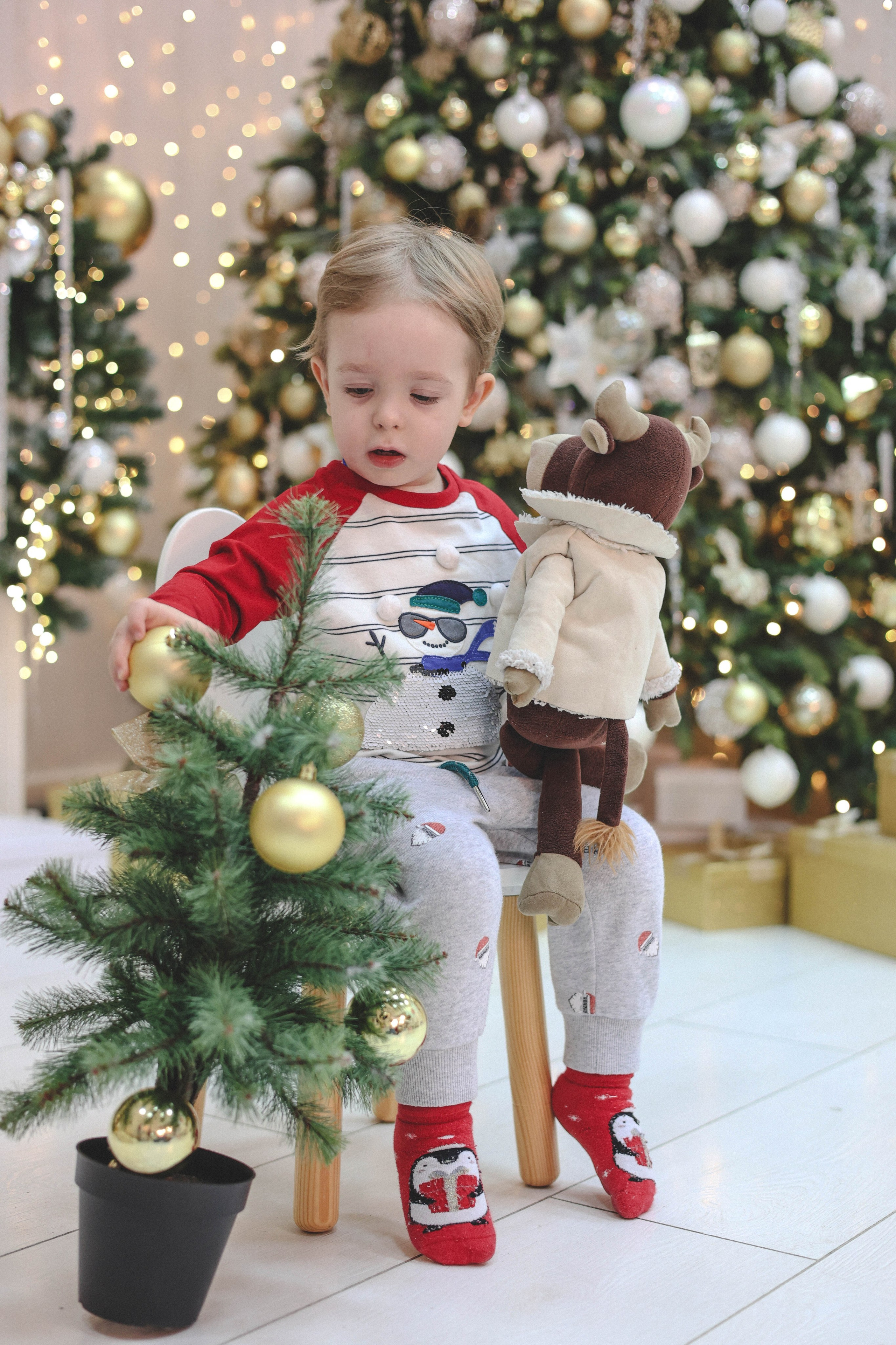 Новогодняя история «Ирина и ее семья». Фотограф в Москве Анастасия Калинина
