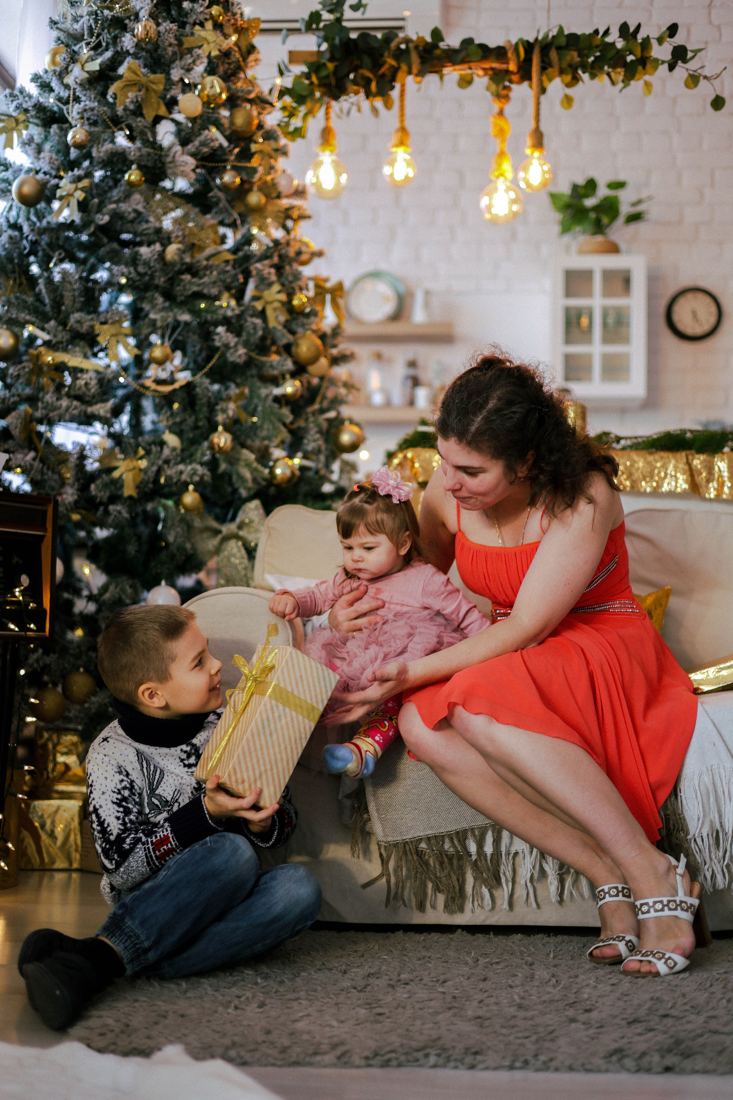 Новогодняя история «Нелля и ее семья». Фотограф в Москве Анастасия Калинина