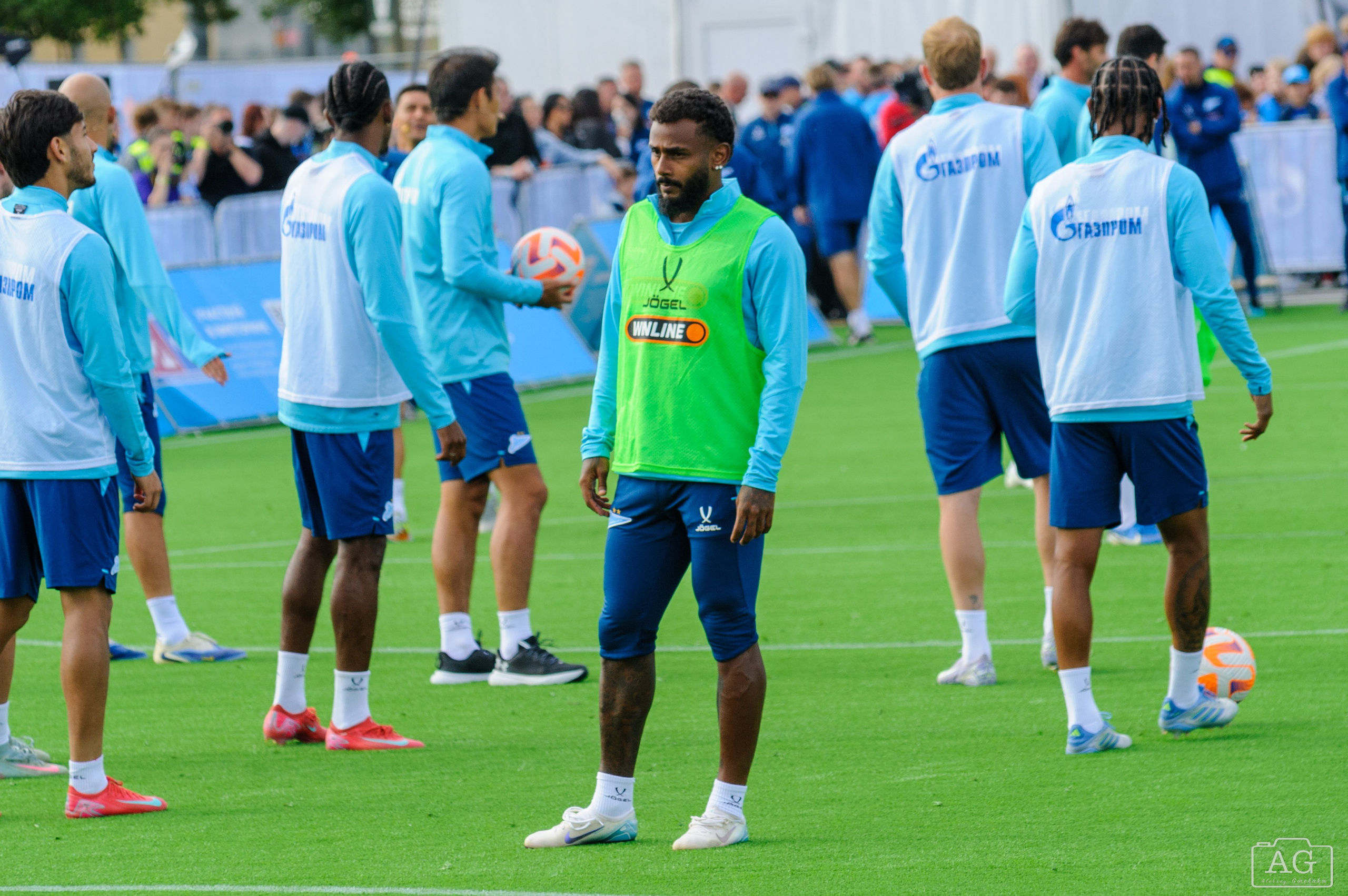 Открытая тренировка ФК «Зенит». Алексей Горчаков. Фотограф на ваш праздник